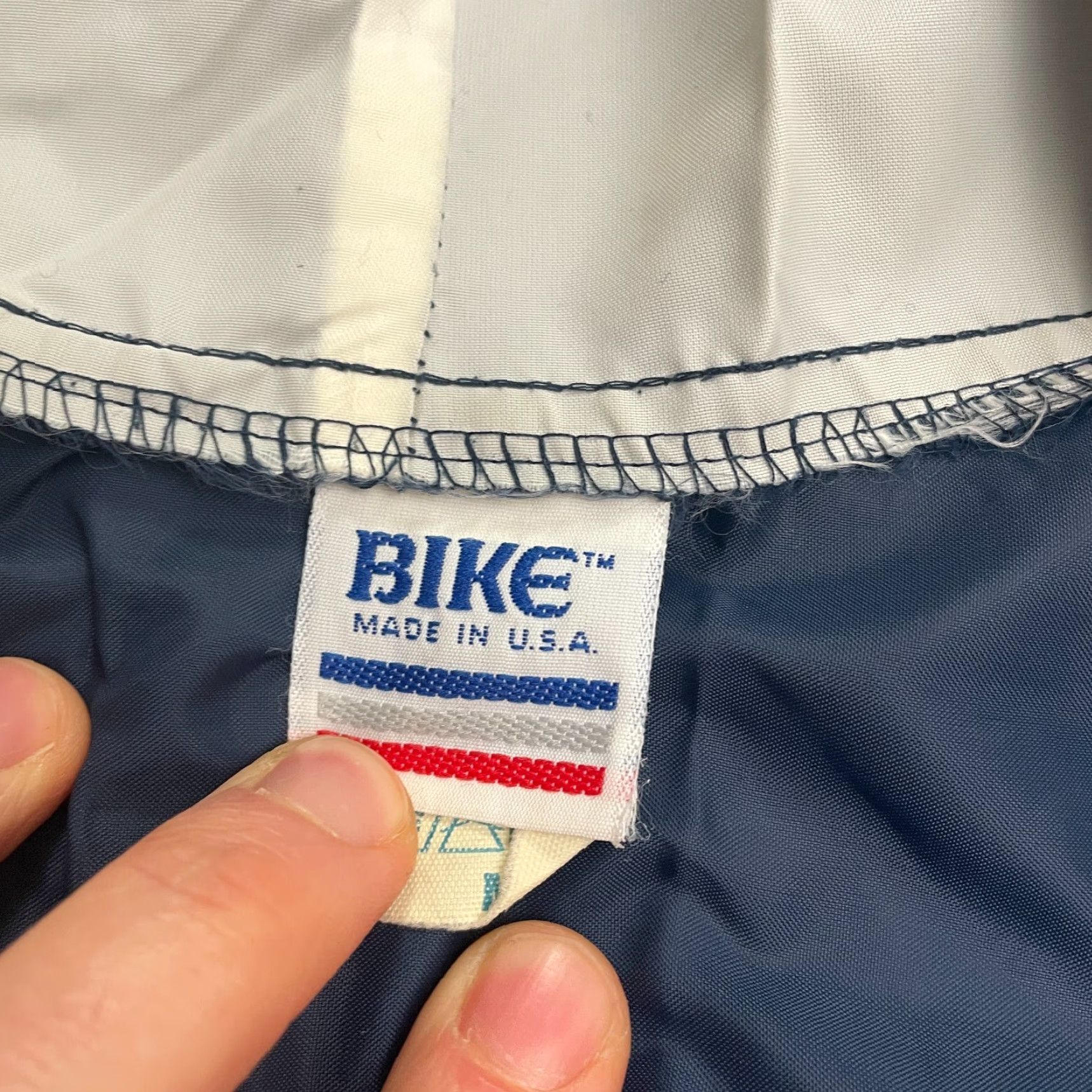 Vintage VINTAGE Bike Hoodie Windbreaker Jacket Womens M Blue White Full Zip Outdoor Size M / US 6-8 / IT 42-44 - 6 Thumbnail