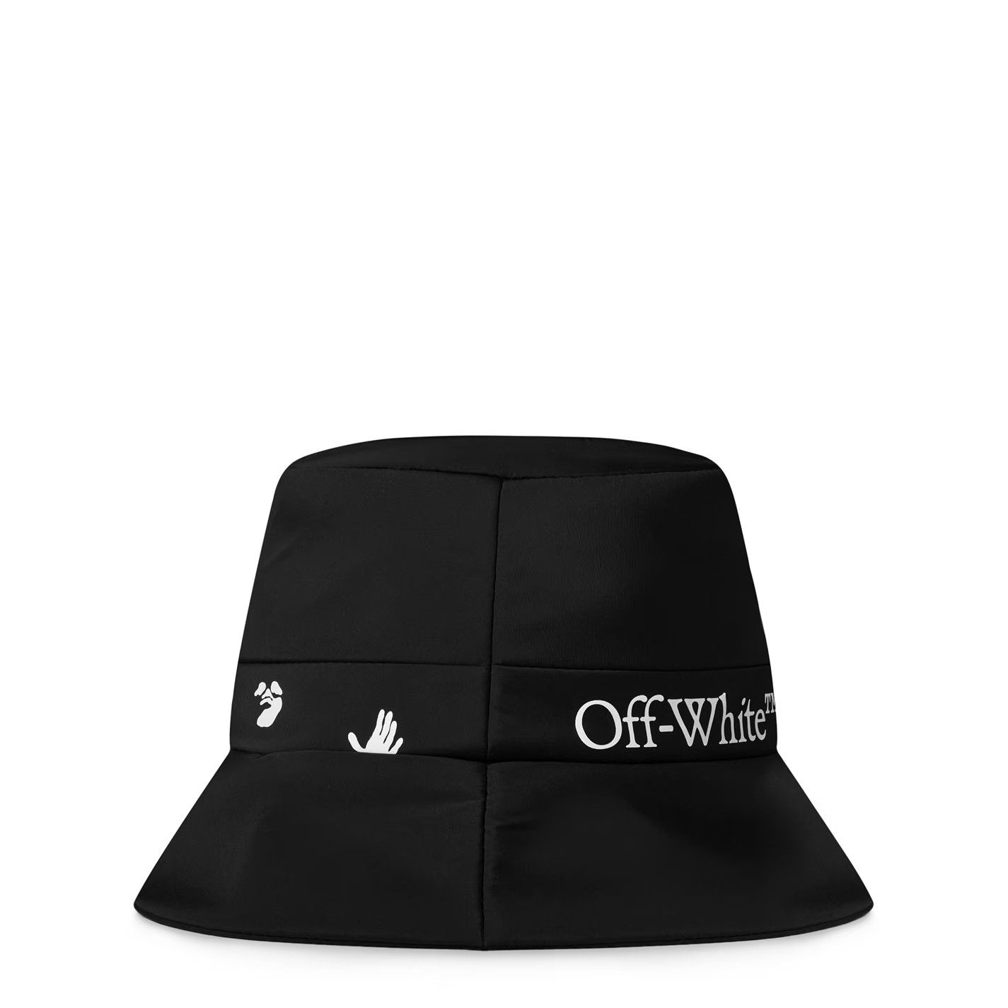 Off-White o1g2r1mq0125 Size: OS / Bucket Hat / Cap in Black Size ONE SIZE - 4 Thumbnail