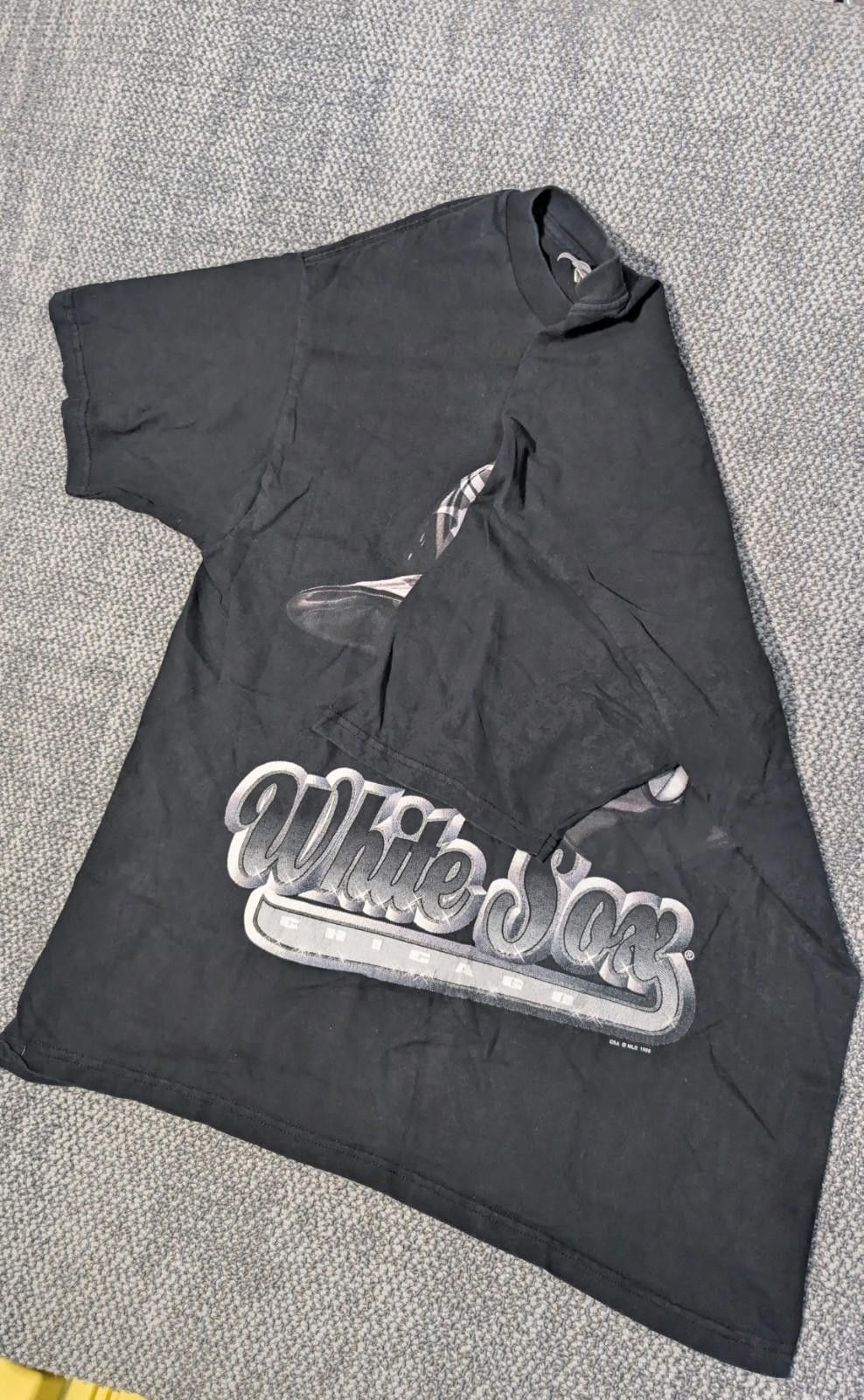 Salem Sportswear Vintage 1998 Chicago White Sox Helmet Black Shirt CSA MLB L Size ONE SIZE - 4 Thumbnail