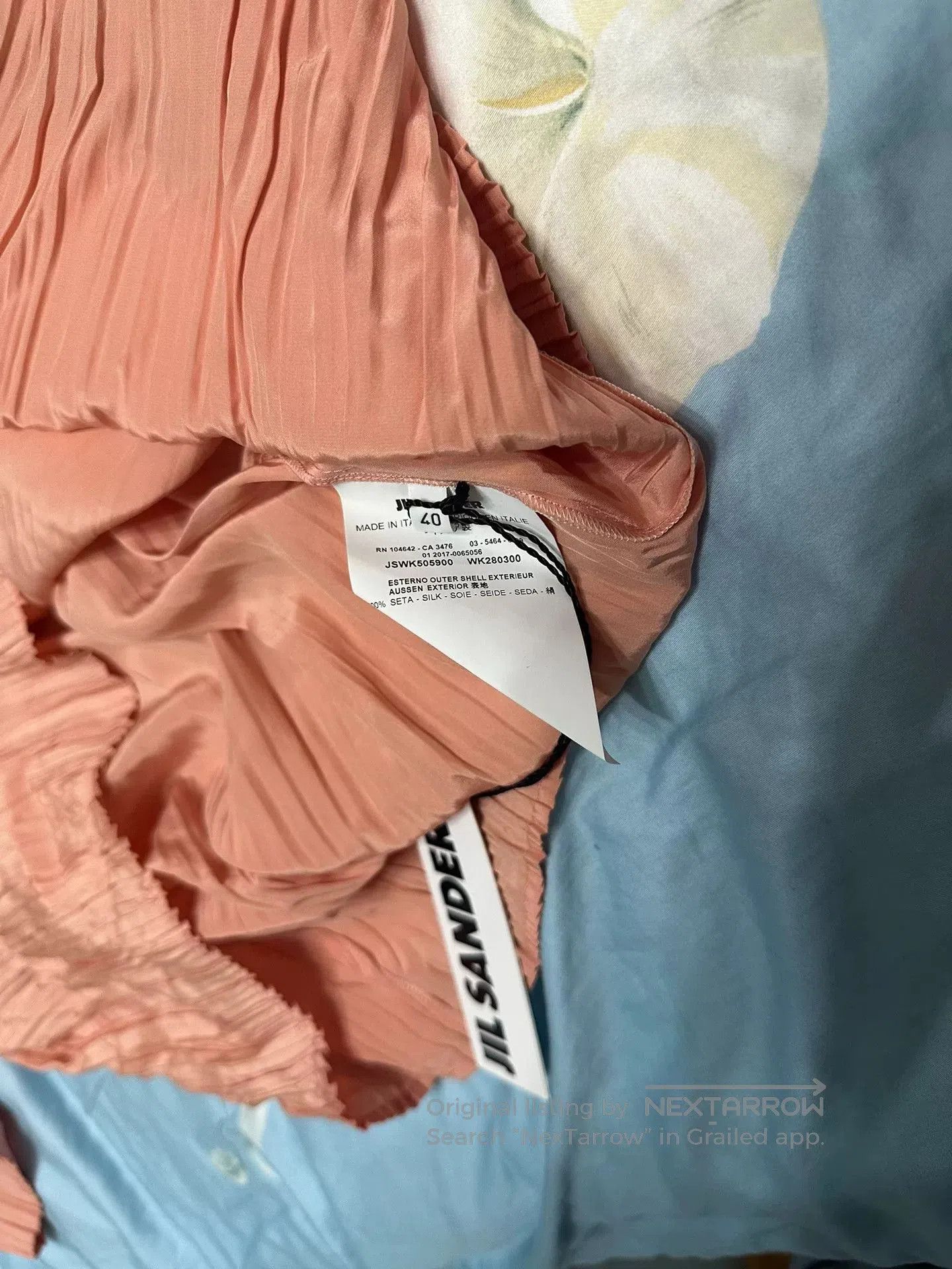 Jil Sander Jil Sander Long Pink Dress Robe. Size L / US 10 / IT 46 - 7 Thumbnail