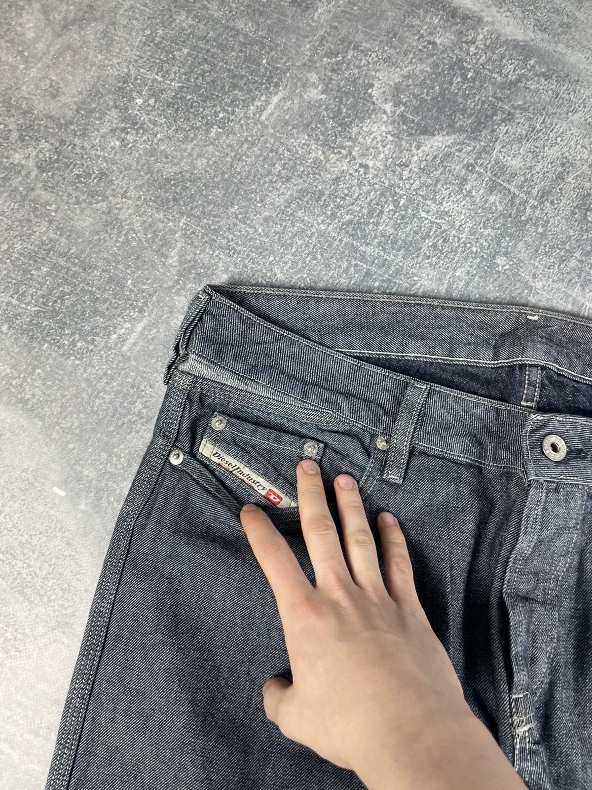 Diesel Crazy baggy vintage Diesel Larkee gray denim jeans Size US 34 / EU 50 - 4 Thumbnail
