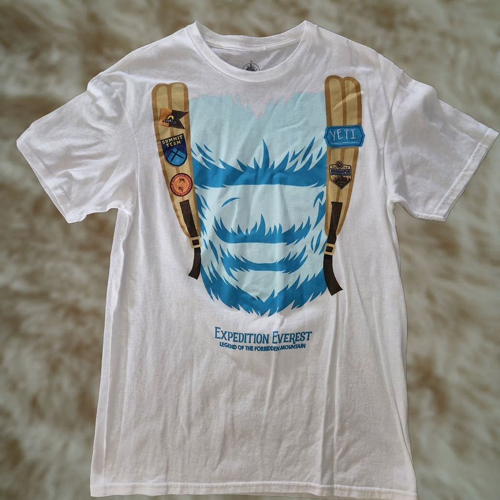 Disney VINTAGE Expedition Everest Yeti Disney's Animal Kingdom T-Shirt Tee Size Medium White Size US M / EU 48-50 / 2 - 1 Thumbnail