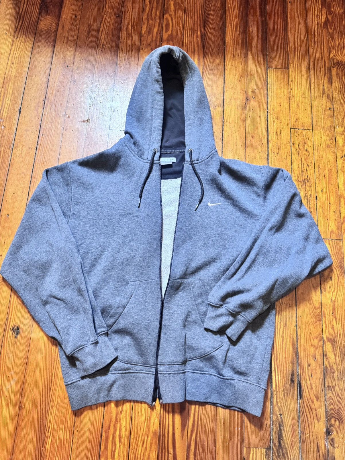 Vintage Grey vintage Nike zip up Size US M / EU 48-50 / 2 - 1 Thumbnail