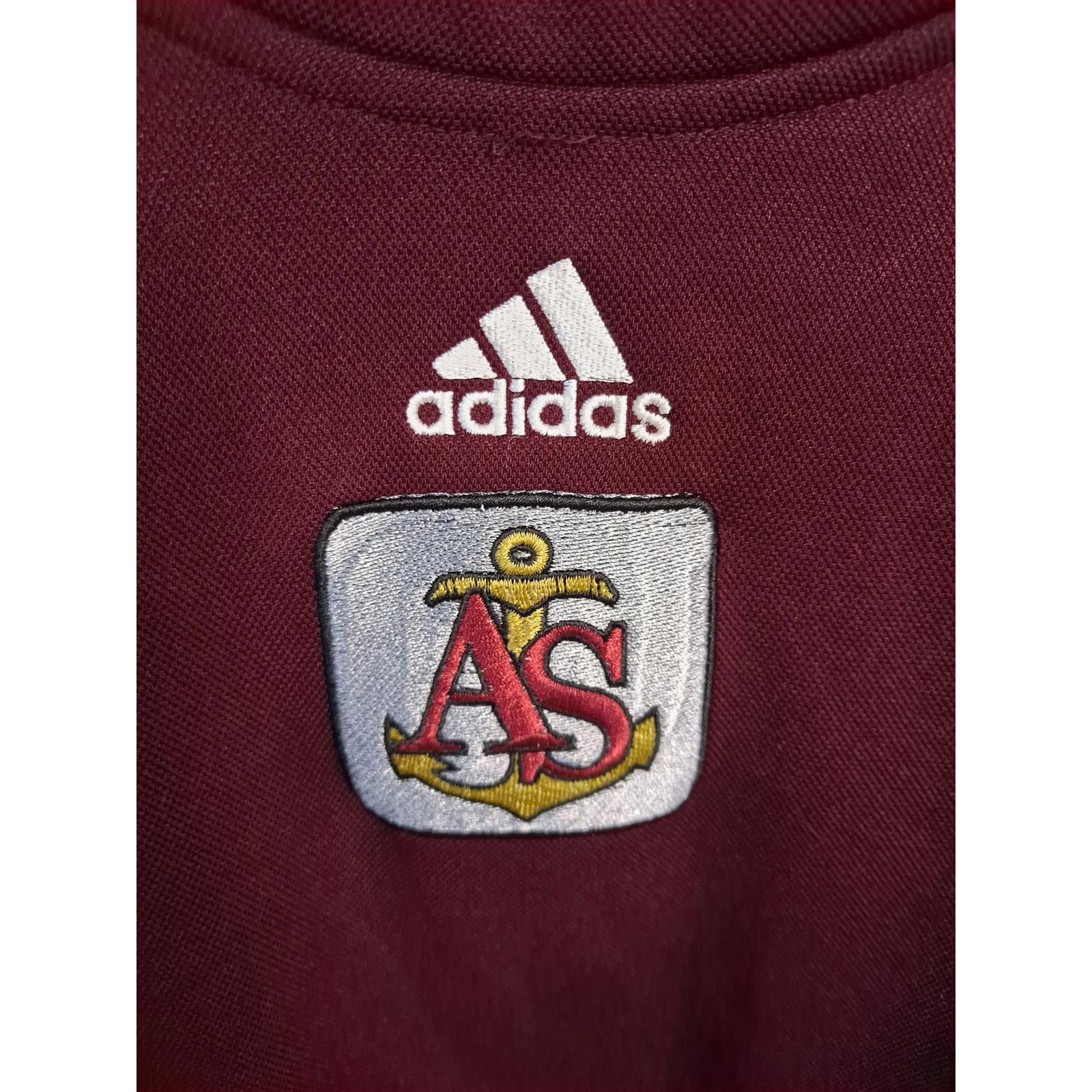 Adidas Adidas Maroon and Gray Sweatshirt with AS Logo in Middle Siz Size US XL / EU 56 / 4 - 2 Thumbnail