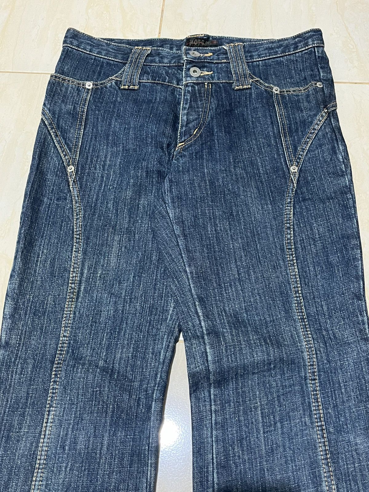 Japanese Brand Flare Jeans Morgan Homme De toi Size US 30 / EU 46 - 4 Thumbnail