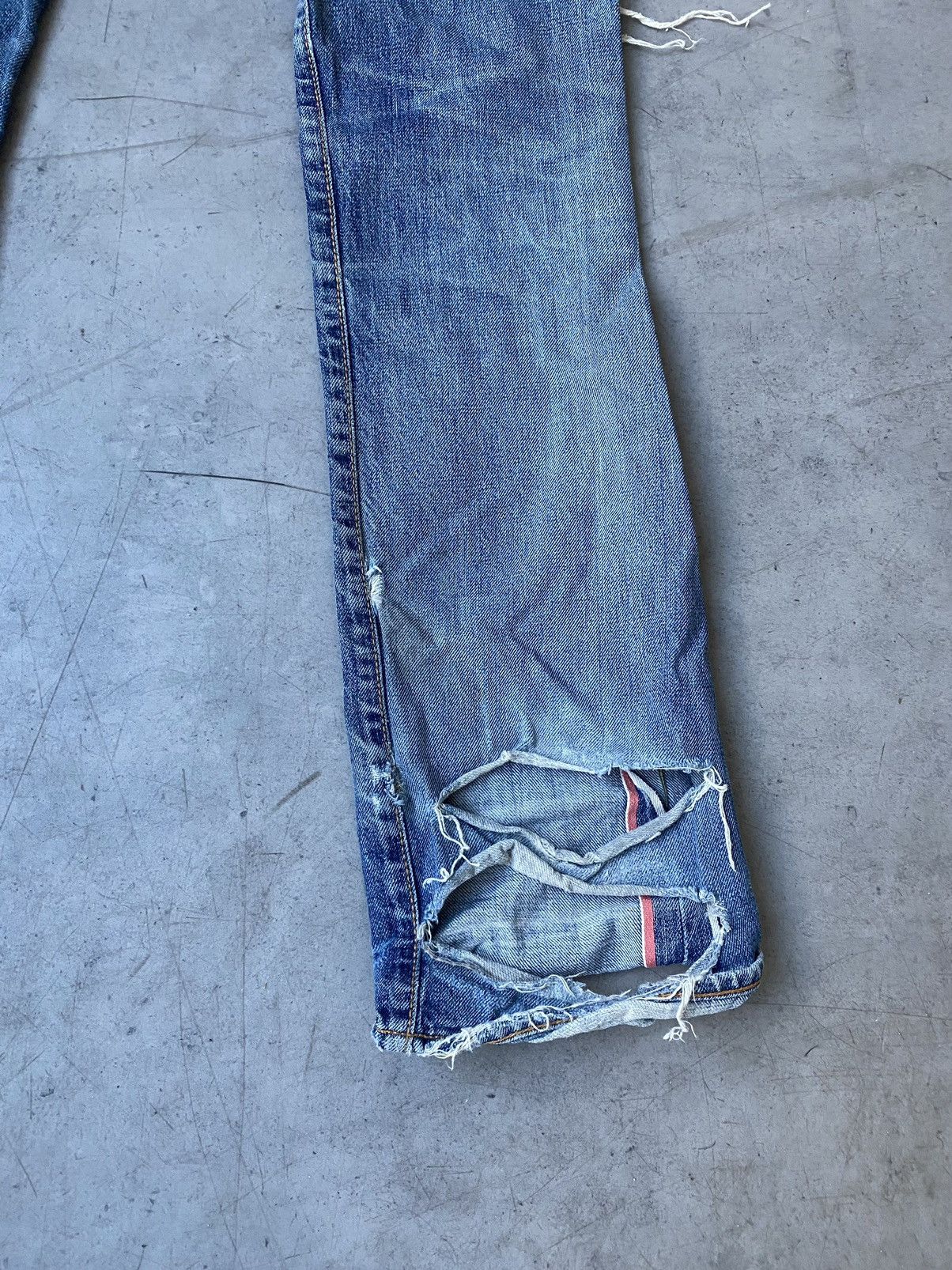 Evisu Evisu Ninja 🥷 Distressed Selvidge Casual Pants Veryrare Y2K Size US 30 / EU 46 - 17 Thumbnail