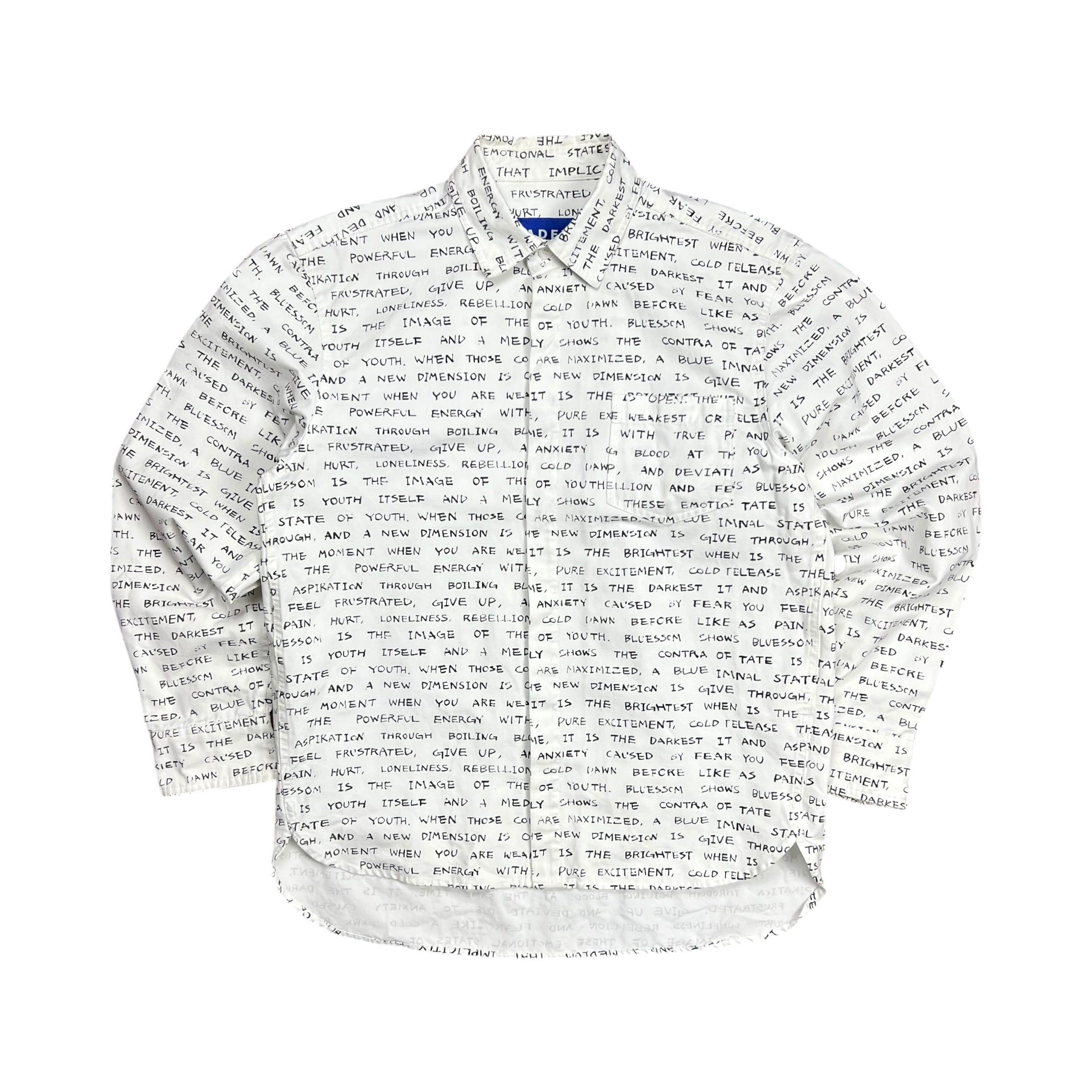 Ader Error ADER Error Text Print Button-up Shirt - M Size US M / EU 48-50 / 2 - 1 Thumbnail