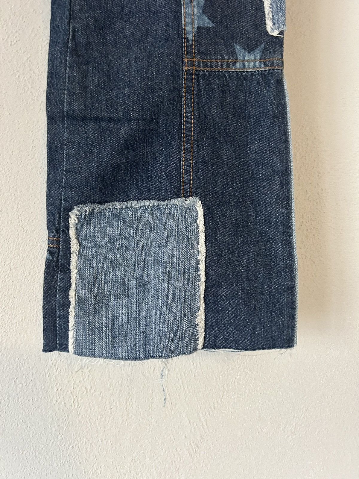 Dolce & Gabbana D&G Dolce & Gabbana Patchwork Star and Stripe Jeans Size US 30 / EU 46 - 7 Thumbnail