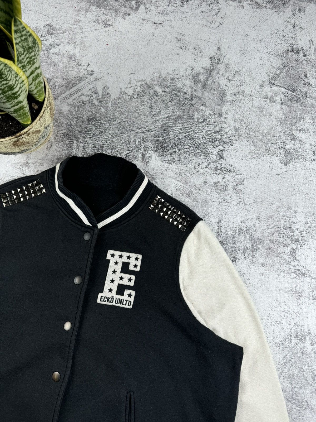 Ecko Unltd. Vintage Ecko Unltd Varsity Bomber Sweatshirt Jacket Pullover Size US XL / EU 56 / 4 - 5 Thumbnail