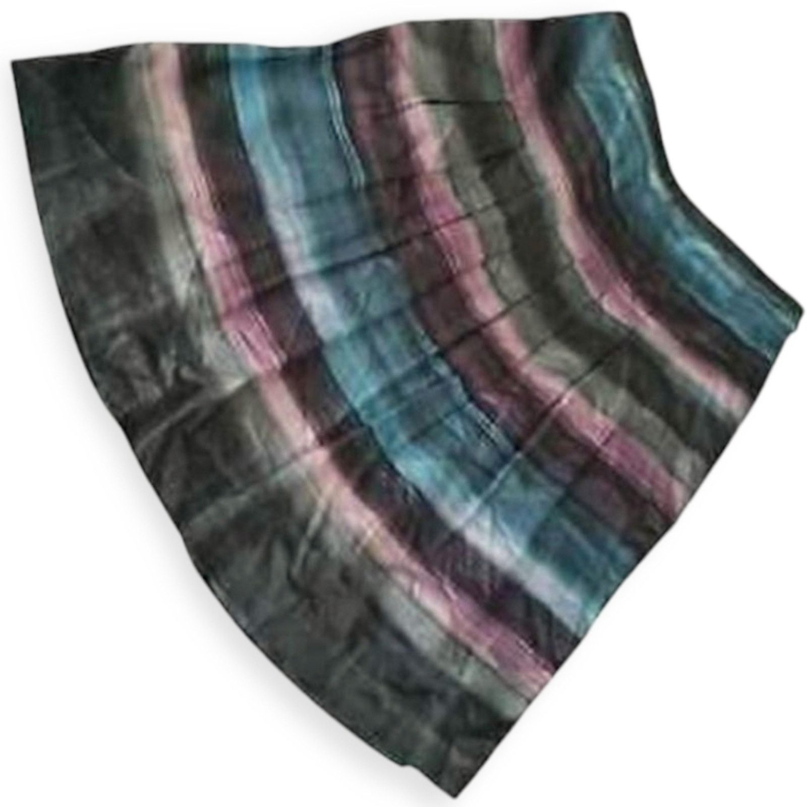 Loft LOFT Pleated Cotton Skirt 2P Multicolor Horizontal Stripes Size 26" / US 2 / IT 38 - 7 Thumbnail