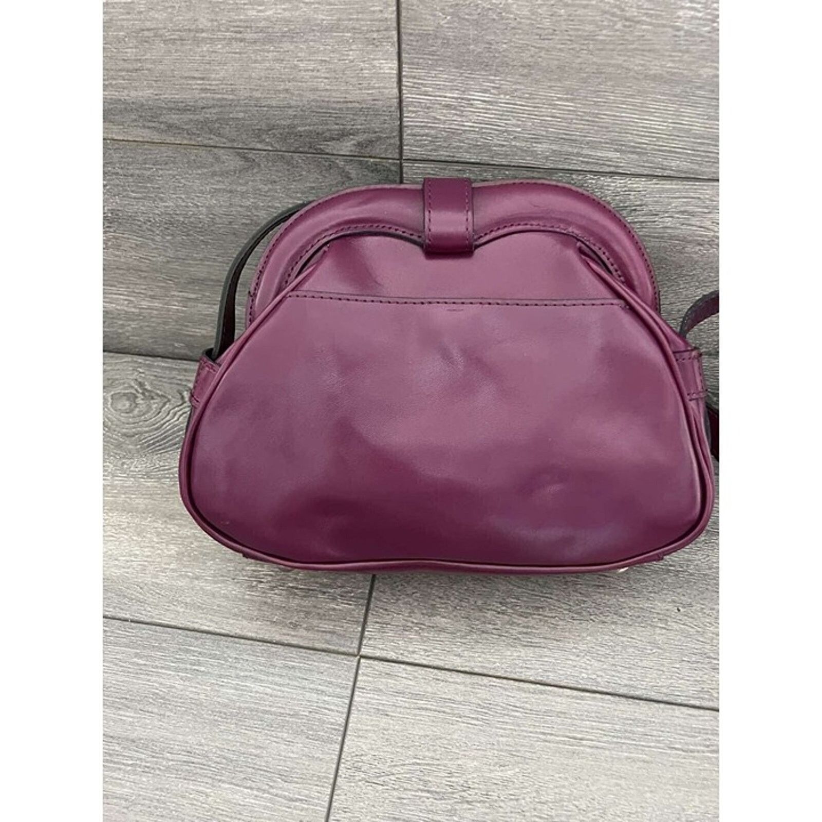 Patricia Nash Patricia Nash Frame Leather Crossbody Bag Dark Purple bag Size M / US 6-8 / IT 42-44 - 6 Thumbnail