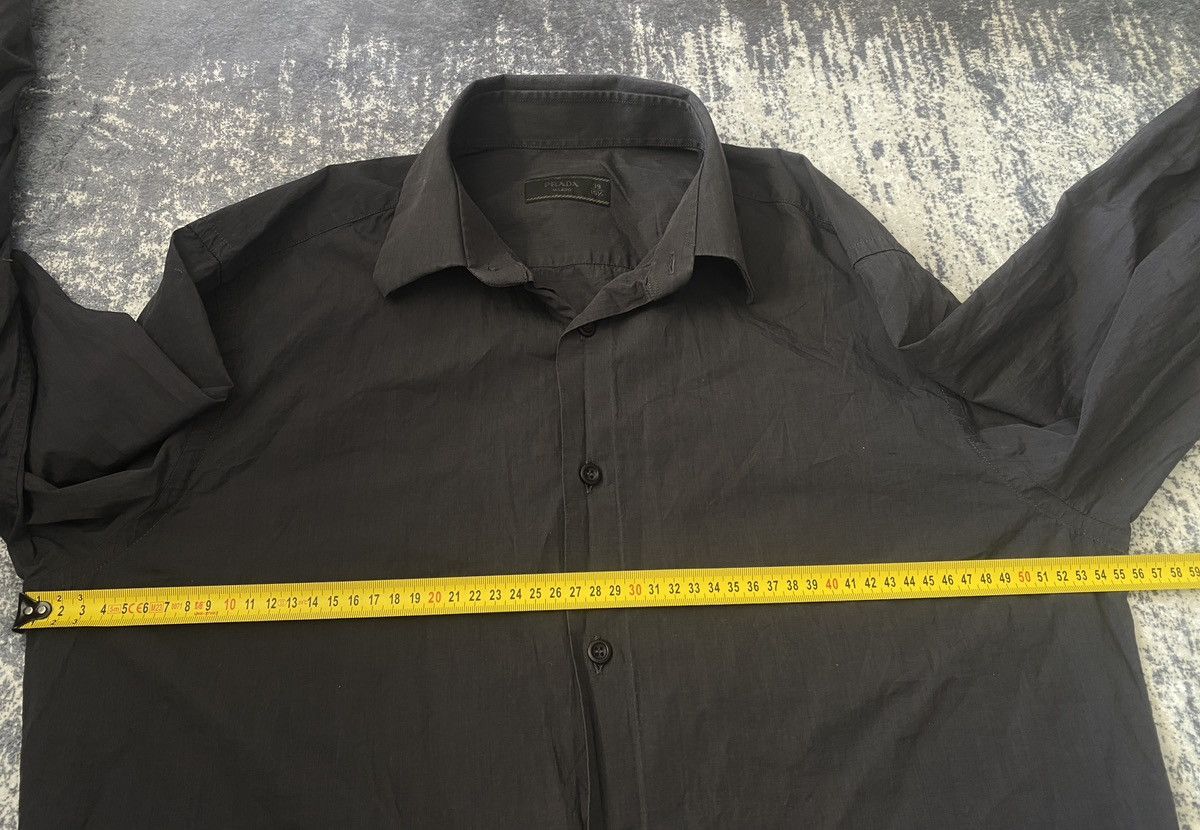 Prada Grey silver elagant shirt button up prada 2017 Size US M / EU 48-50 / 2 - 8 Thumbnail