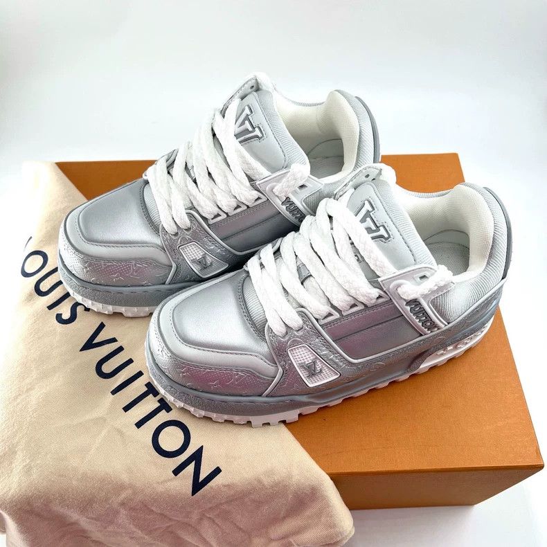 Louis Vuitton Louis Vuitton Trainer Maxi Sneakers - dmc Size US 5.5 / EU 38 - 1 Thumbnail