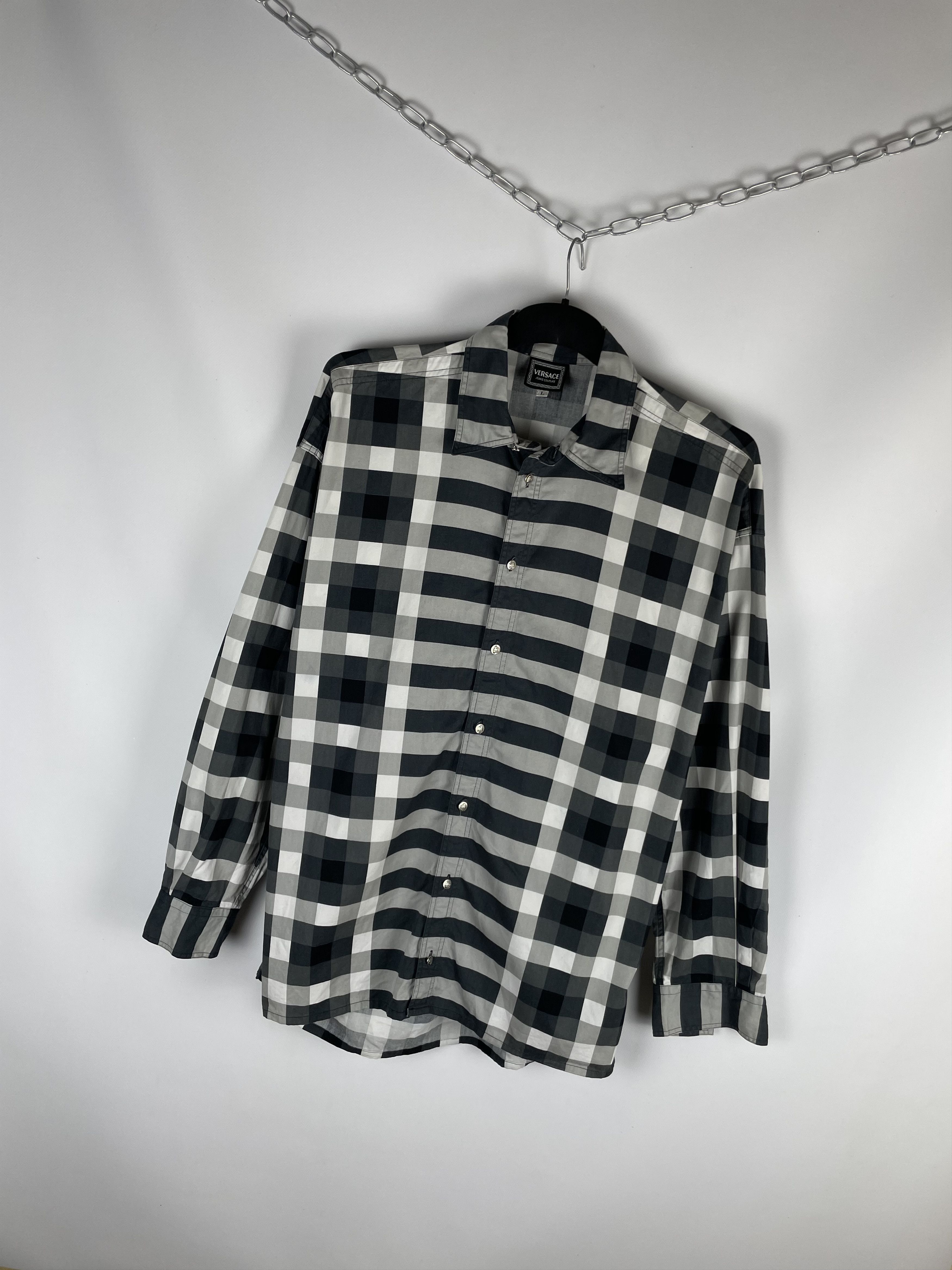 Versace Vintage Versace Shirt Button up Size US L / EU 52-54 / 3 - 2 Thumbnail