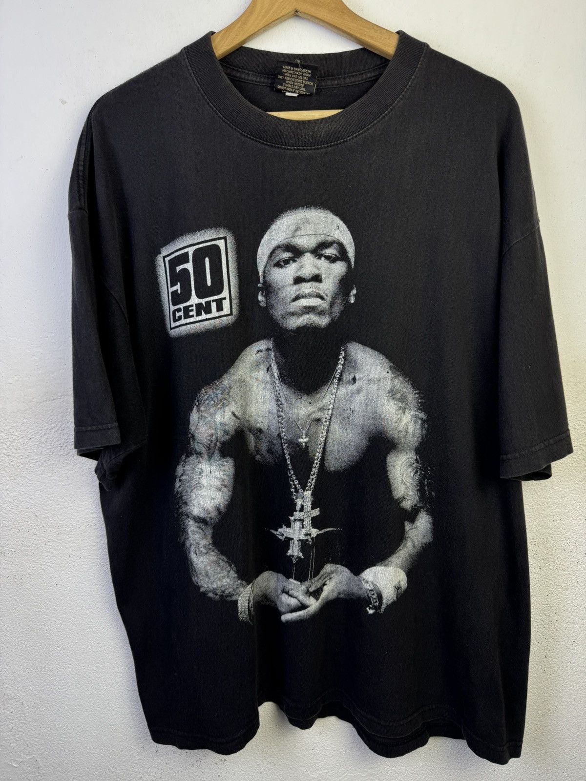 50 Cent Vintage 50 Cent Raptees Photo Tee Size US XL / EU 56 / 4 - 1 Thumbnail