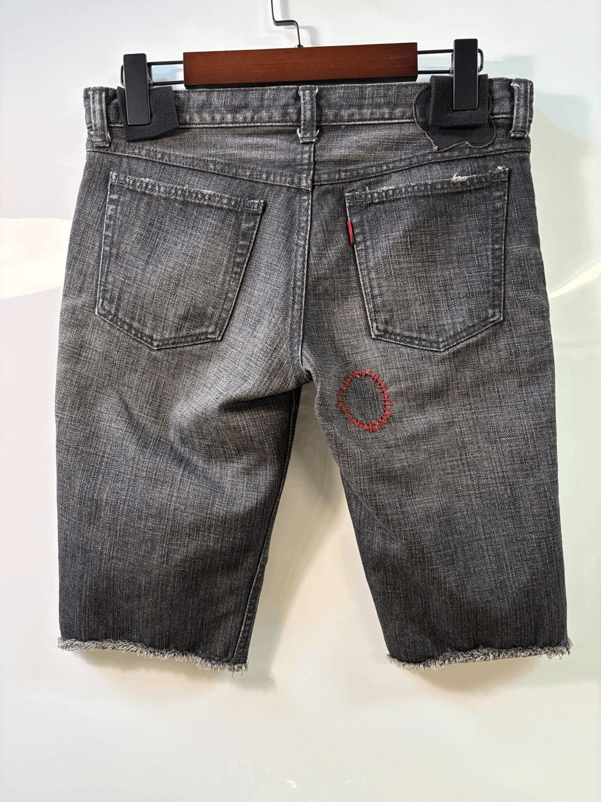 Number (N)ine Sz 0 Number Nine 05SS Patches Denim Shorts-2508