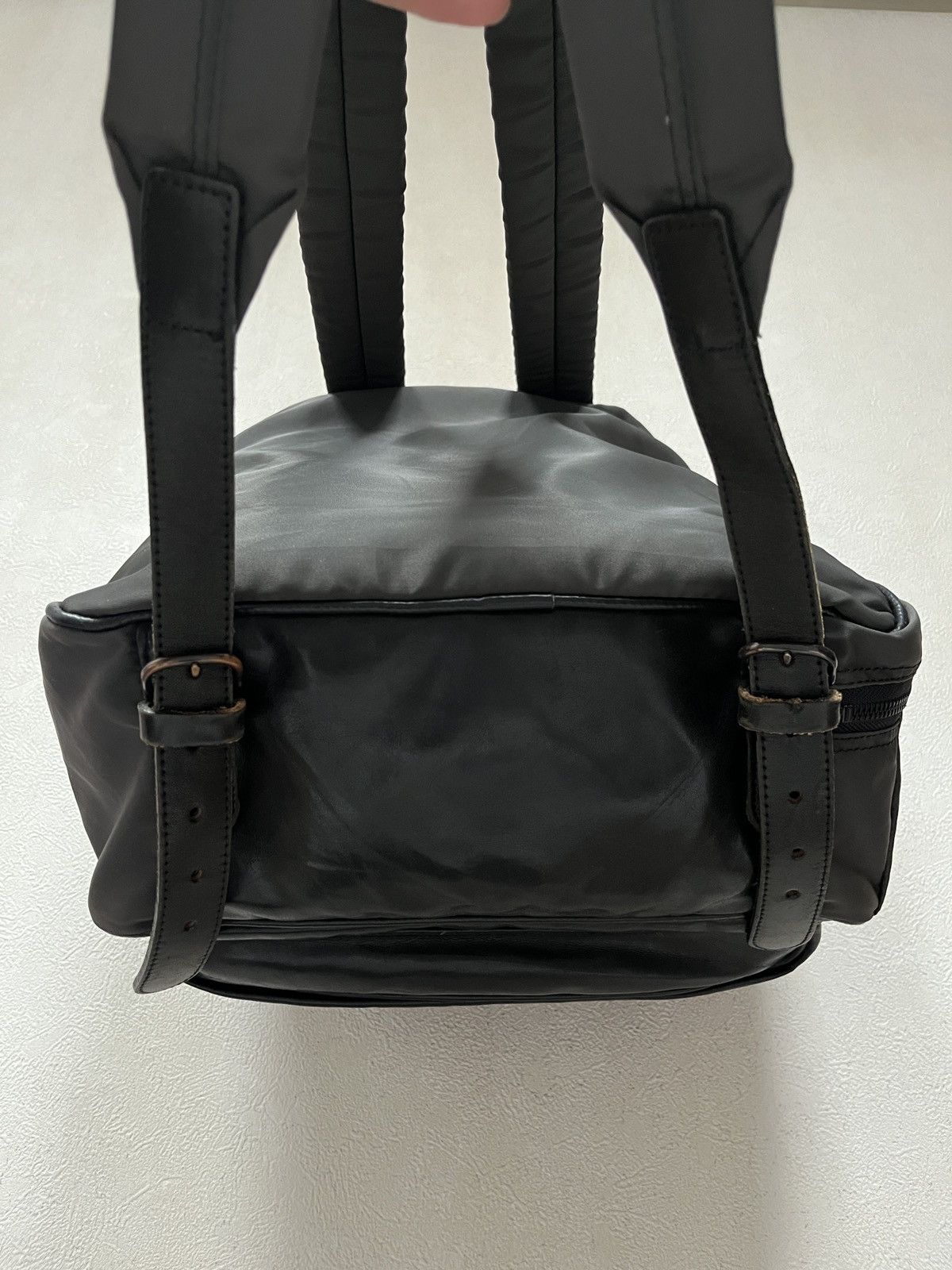 Yohji Yamamoto Yohji Yamoto Y’Saccs Nylon Leather Backpack Size ONE SIZE - 5 Thumbnail