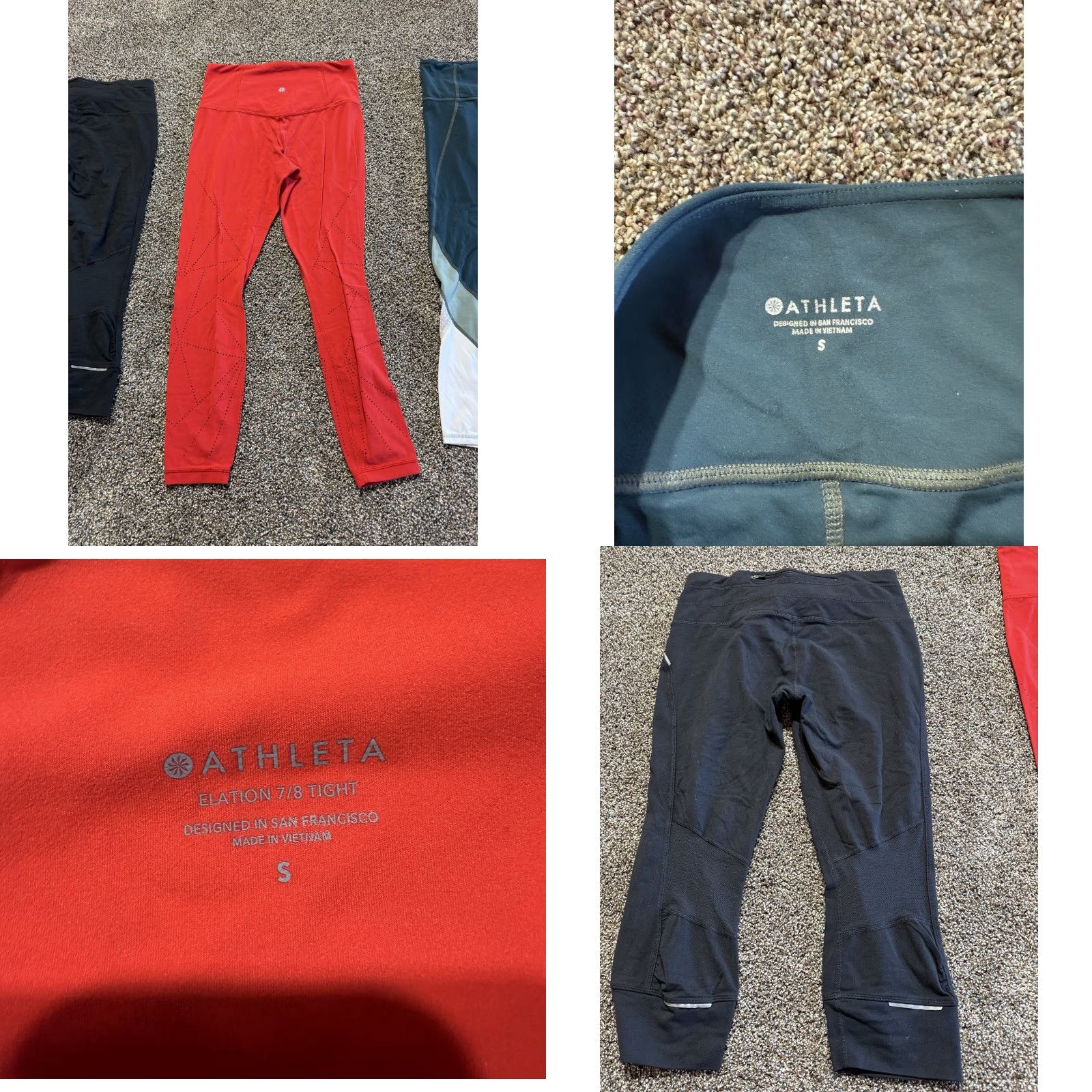 Athleta Athleta Leggings Women Size S Multicolor Lot 3 Workout Pants 3282 Size 28" / US 6 / IT 42 - 8 Thumbnail