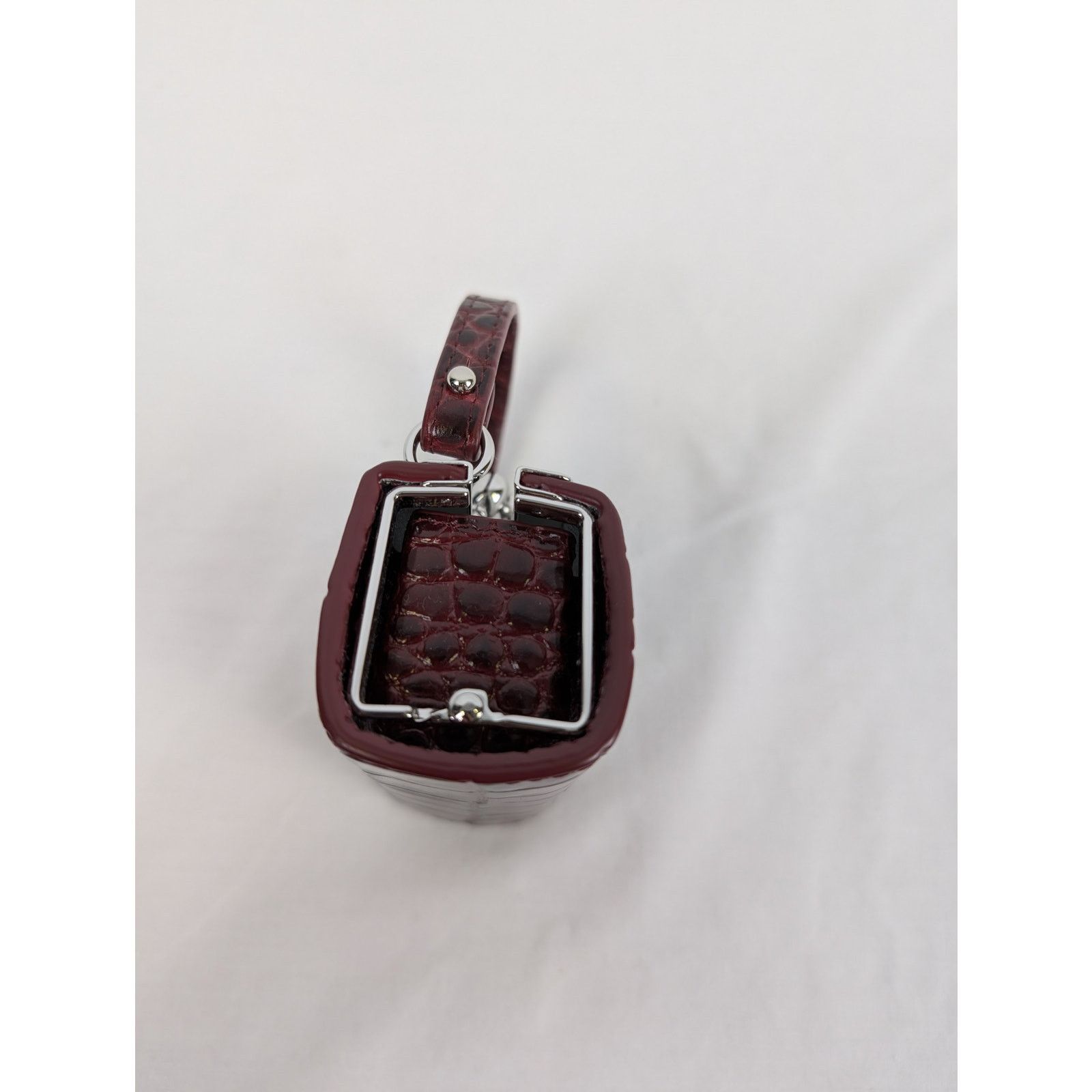 Vivienne Westwood o1rshd1 Size: OS / Crocodile Doll Bag in Burgundy Size ONE SIZE - 7 Thumbnail