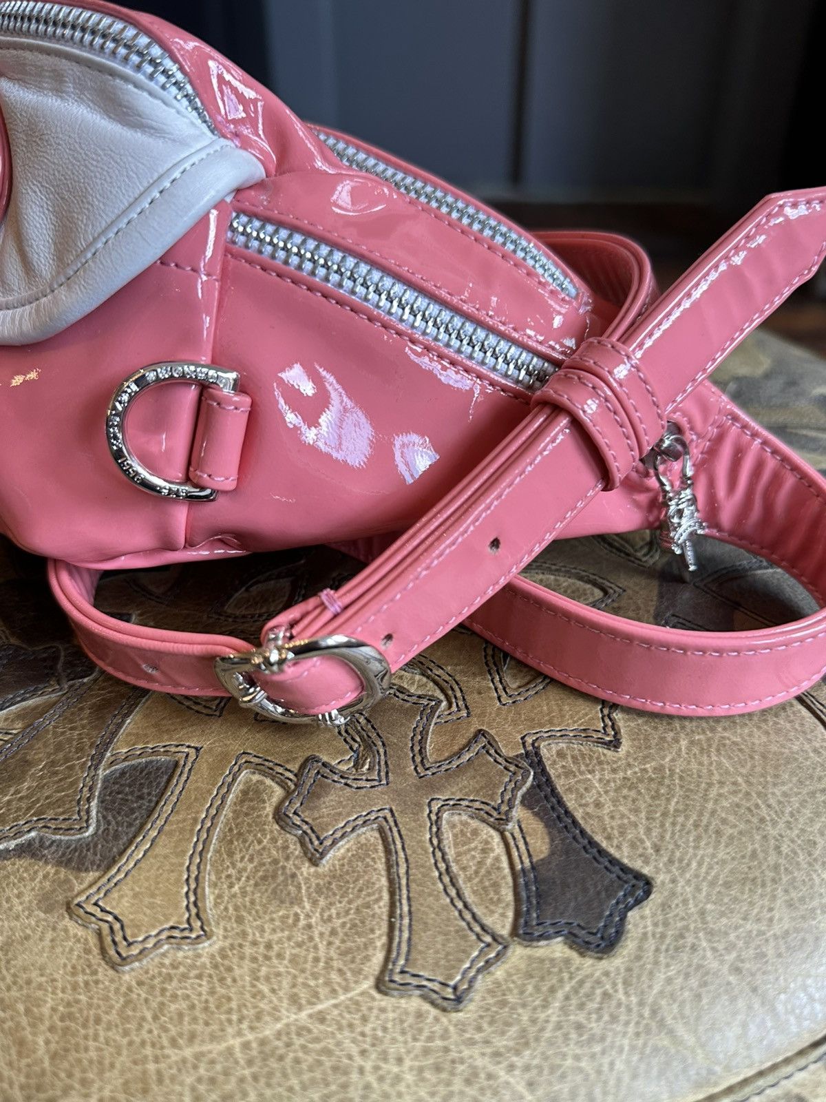 Chrome Hearts CHROME HEARTS PINK PATTEN SNAT BAG Size ONE SIZE - 2 Thumbnail