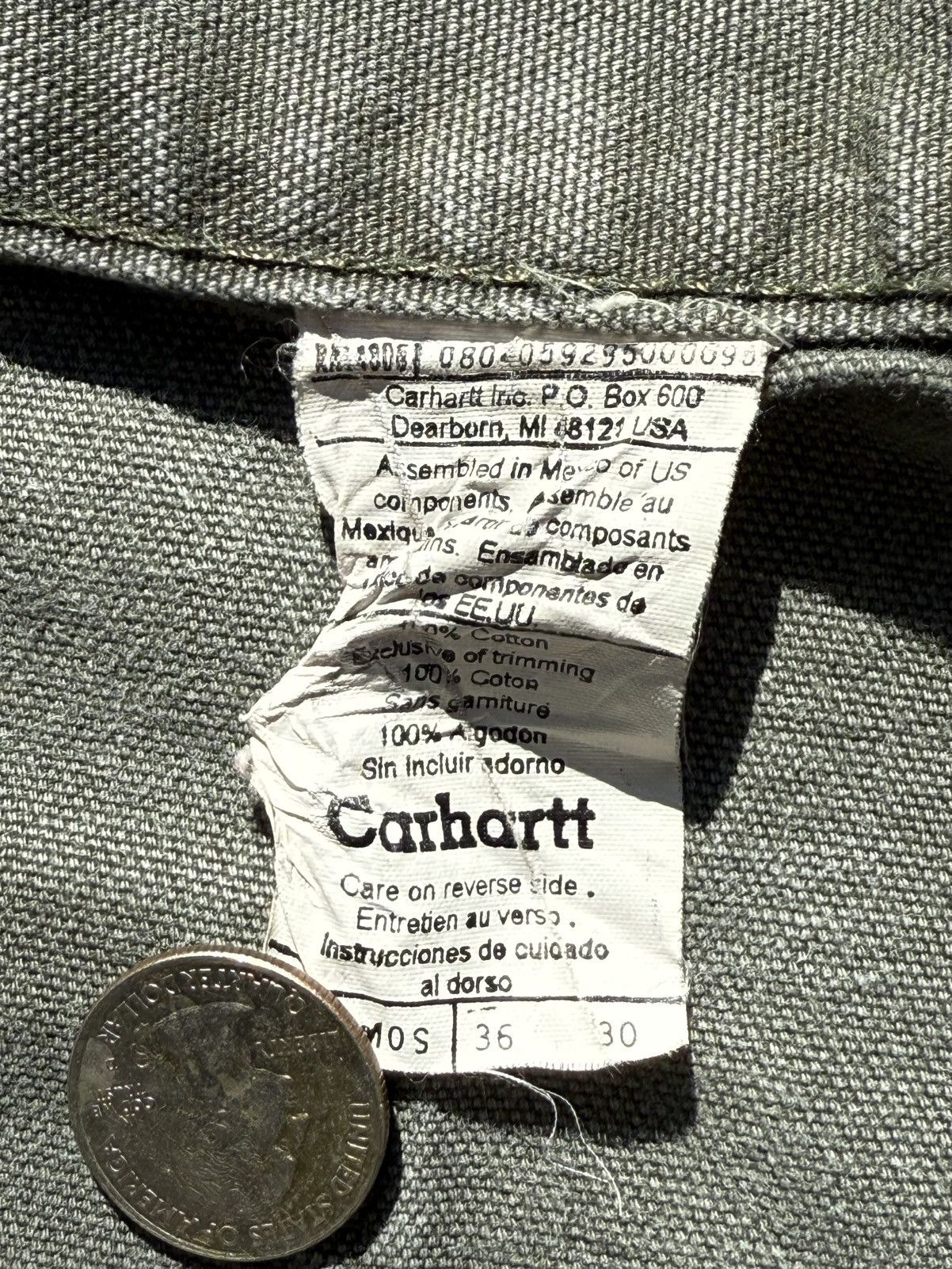 Carhartt × Vintage Carhartt Carpenter Jeans Size US 36 / EU 52 - 3 Thumbnail
