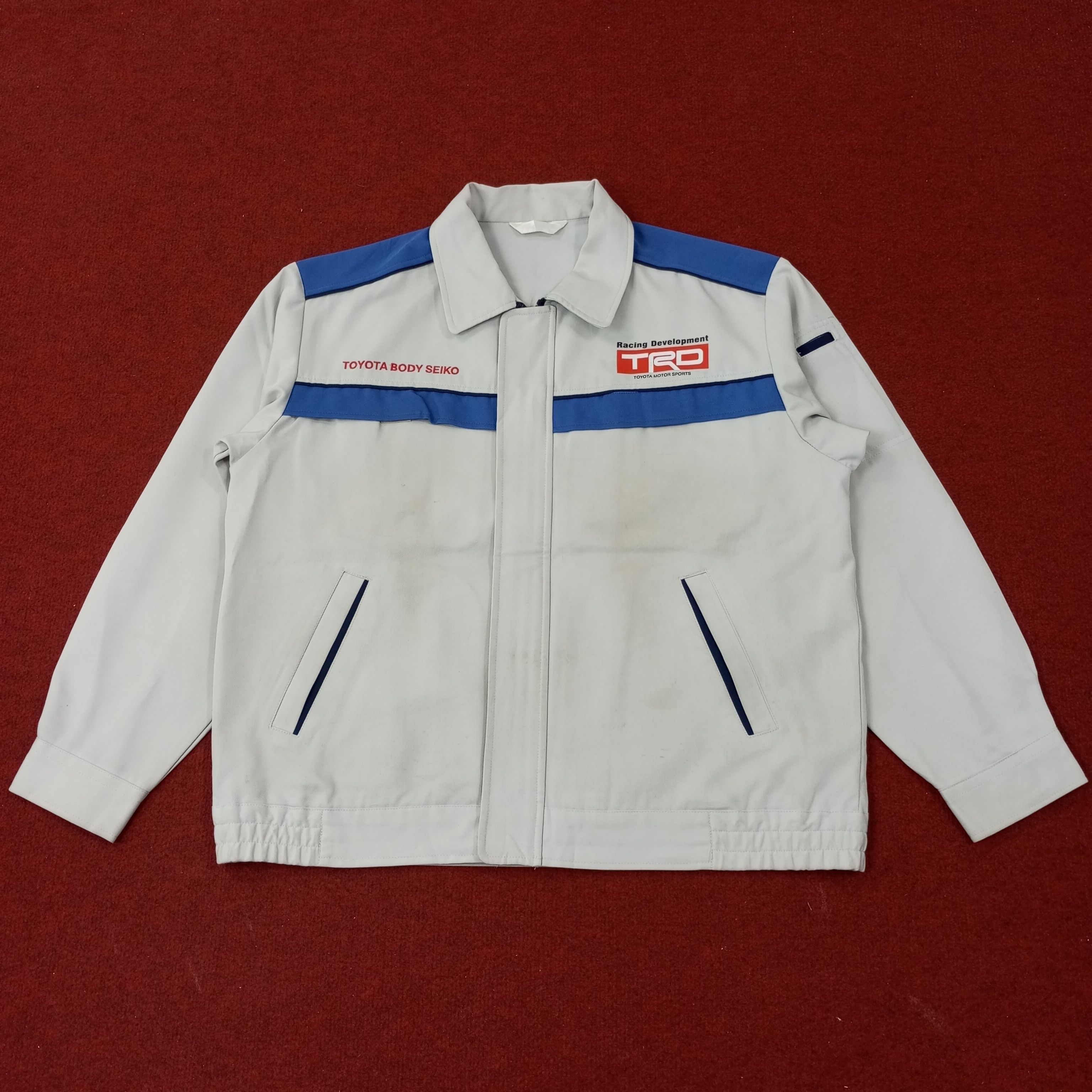 Vintage TRD Racing Development Toyota Custom Art Jacket c245n9 Size US L / EU 52-54 / 3 - 3 Thumbnail