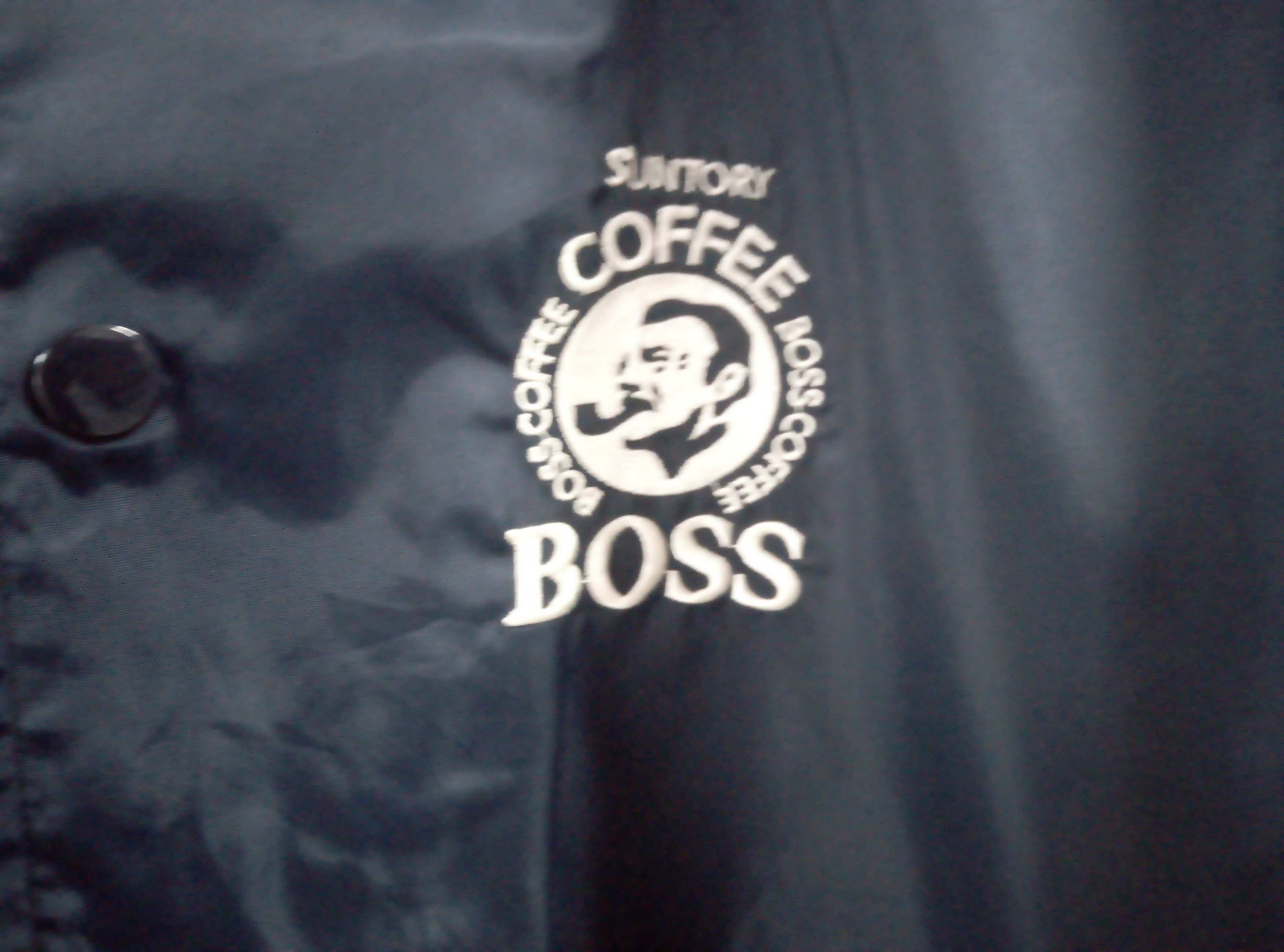 Vintage Suntory boss coffee varsity bomber jacket Size US L / EU 52-54 / 3 - 5 Thumbnail