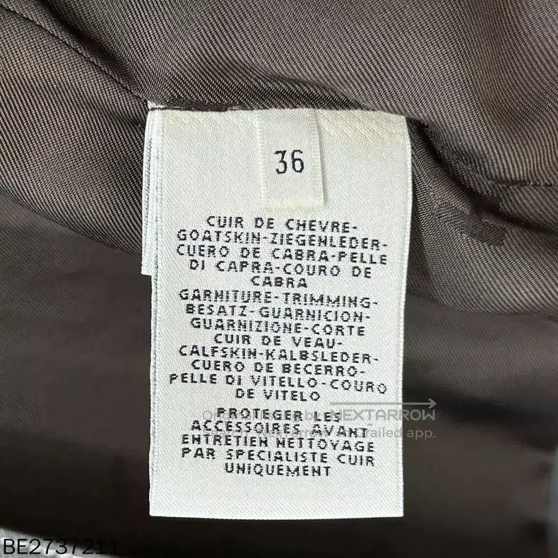Hermes Hermes Gray Green Pure Leather Long Vest Size XS / US 0-2 / IT 36-38 - 5 Thumbnail