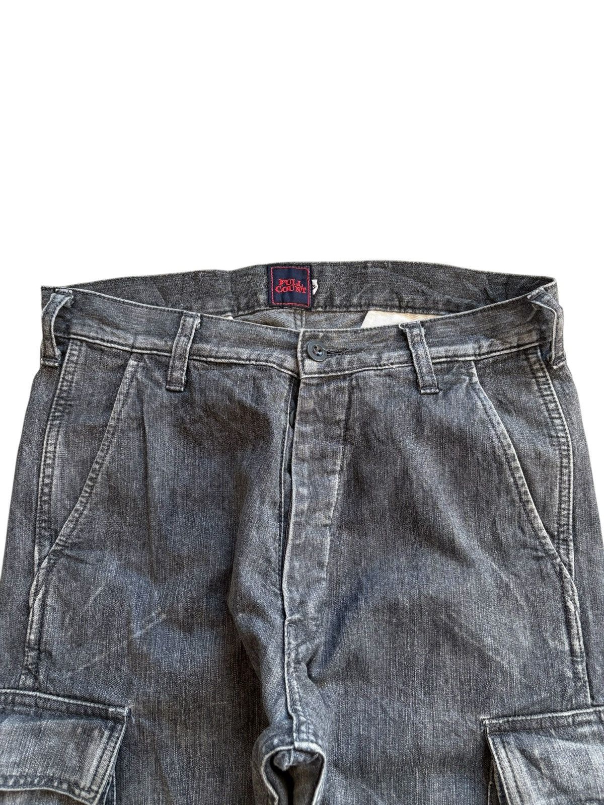 Full Count & Co. Vintage Full Count Button Fly Cargo Distress Rip Loose Jean Size US 30 / EU 46 - 4 Thumbnail