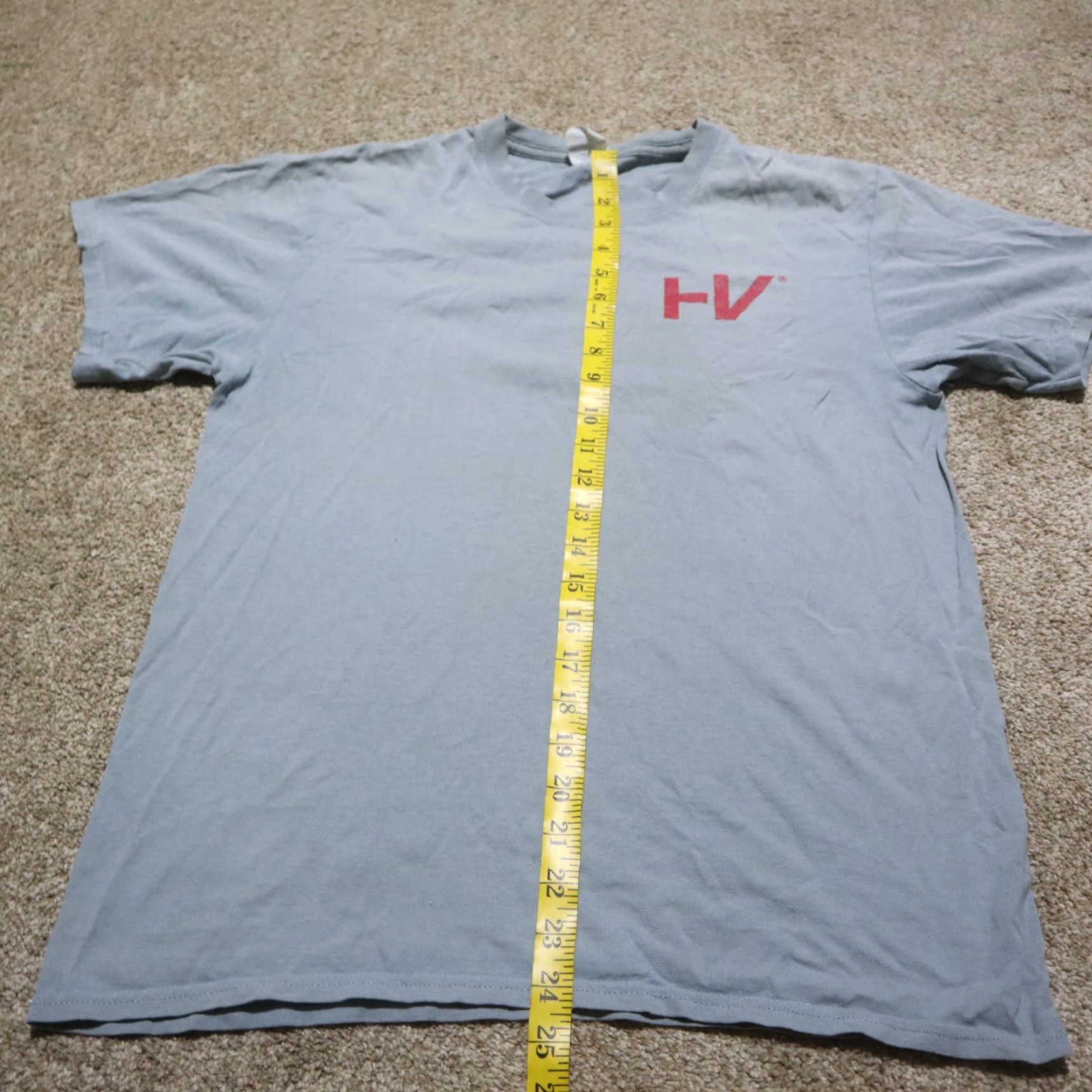 Vintage Hollingsworth & Vose HV Tee T-Shirt Short Sleeve Adult XL Extra Large Size US L / EU 52-54 / 3 - 6 Thumbnail