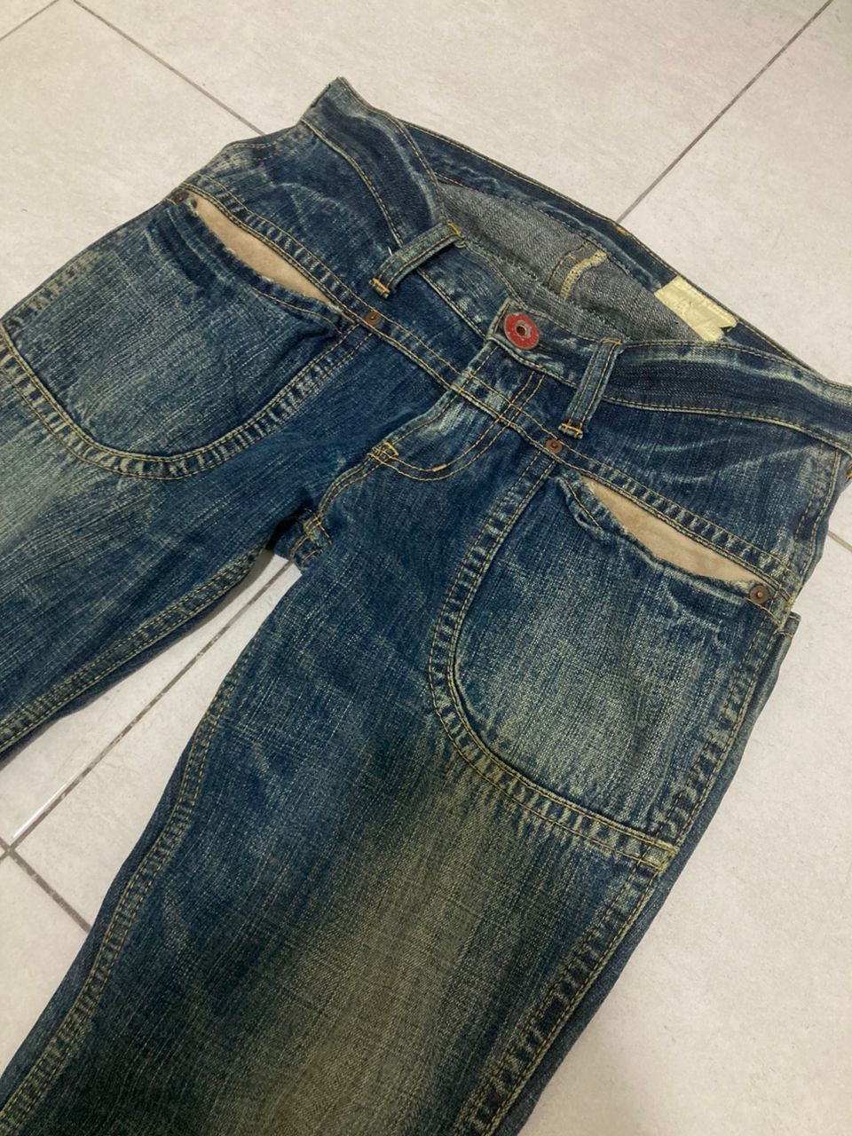 image of Hysteric Glamour x Vintage Antgauge Jeans in Blue, Men's (Size 32)