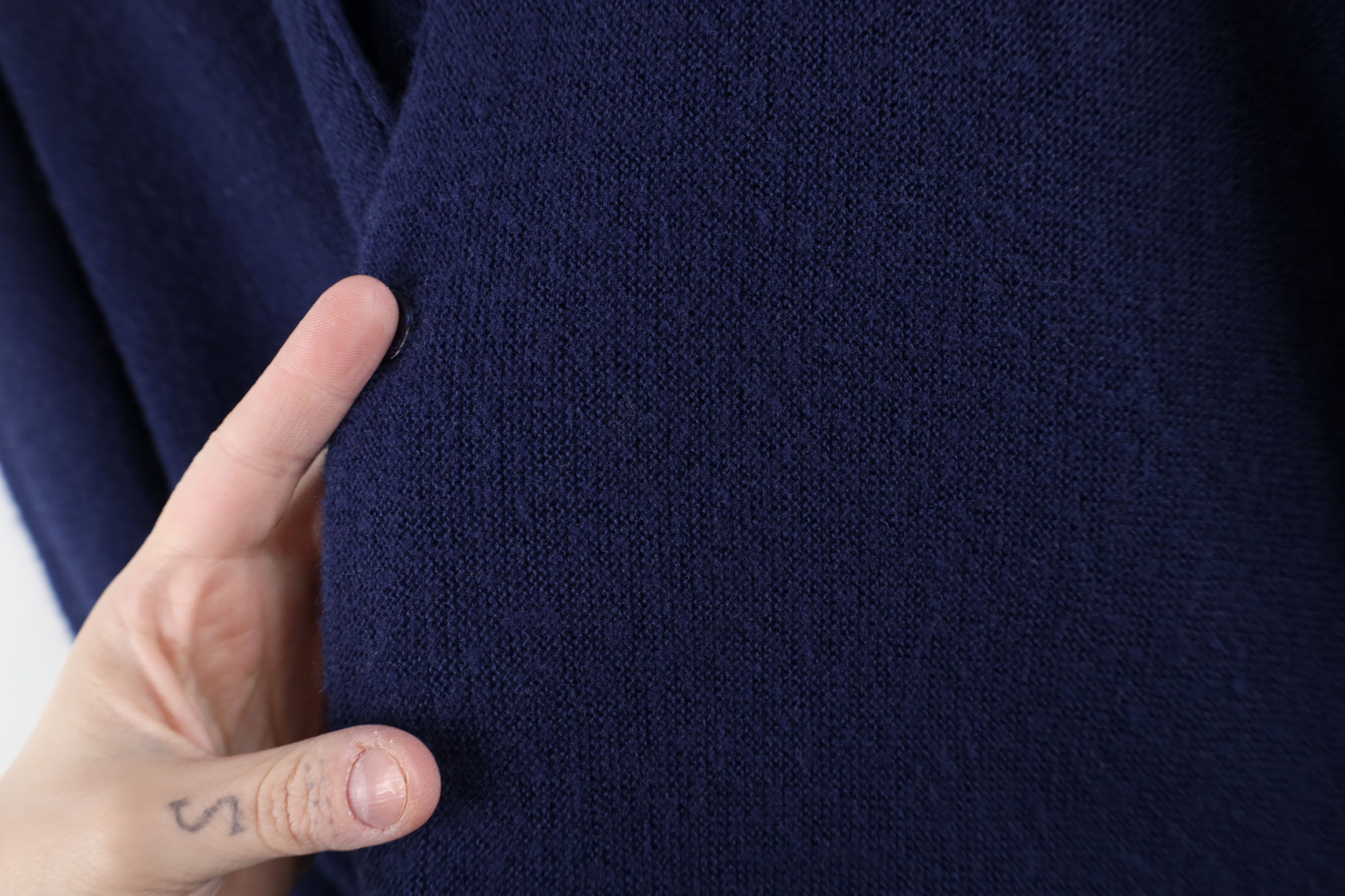 Vintage Vintage 70s 80s Streetwear Knit Cardigan Sweater Blue USA Size US M / EU 48-50 / 2 - 6 Thumbnail