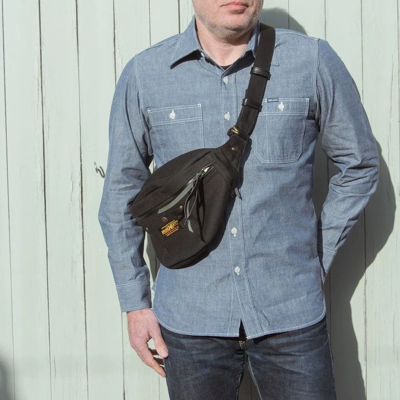 Iron Heart Iron heart Heavyweight super 21oz denim chest bag waist bag Size ONE SIZE - 2 Thumbnail
