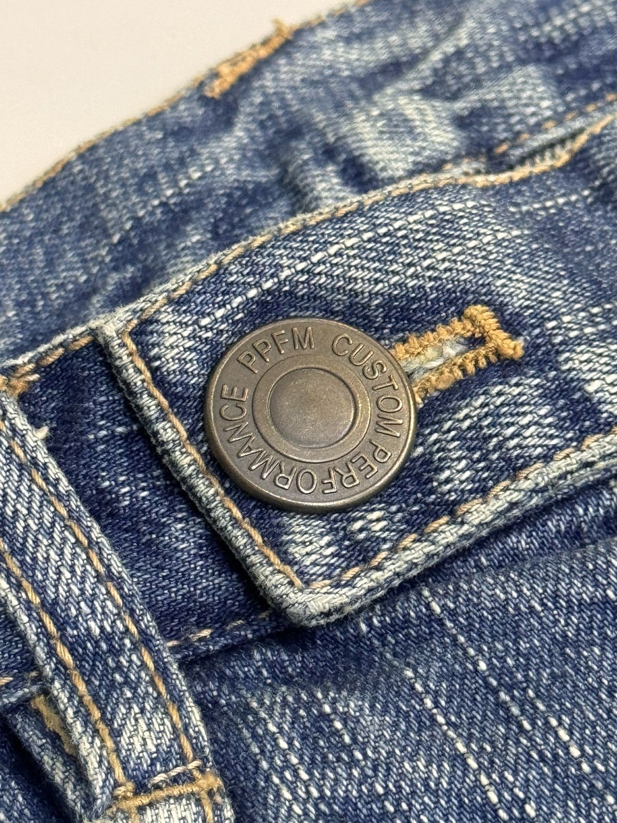 PPFM PPFM Japanese Leather Pie Jeans Size 33 inches Size US 33 - 8 Thumbnail