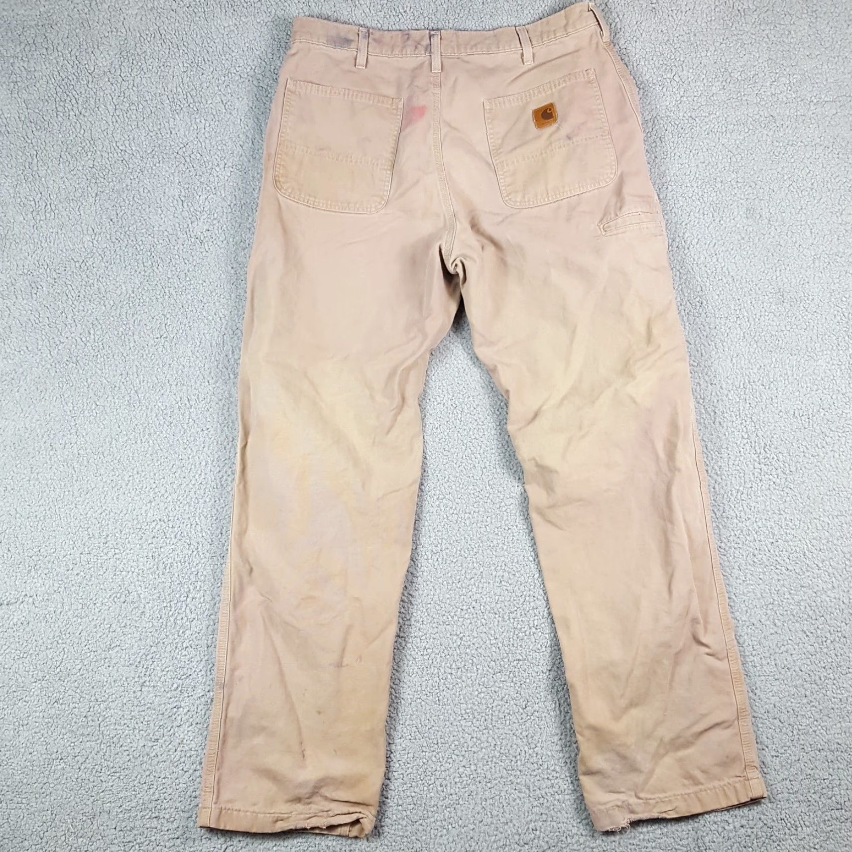 Carhartt VINTAGE Carhartt Men's Pants Casual Workwear Canvas 36x34 Straight Leg Y2K 90s Grunge Outdoor Size US 36 / EU 52 - 5 Thumbnail