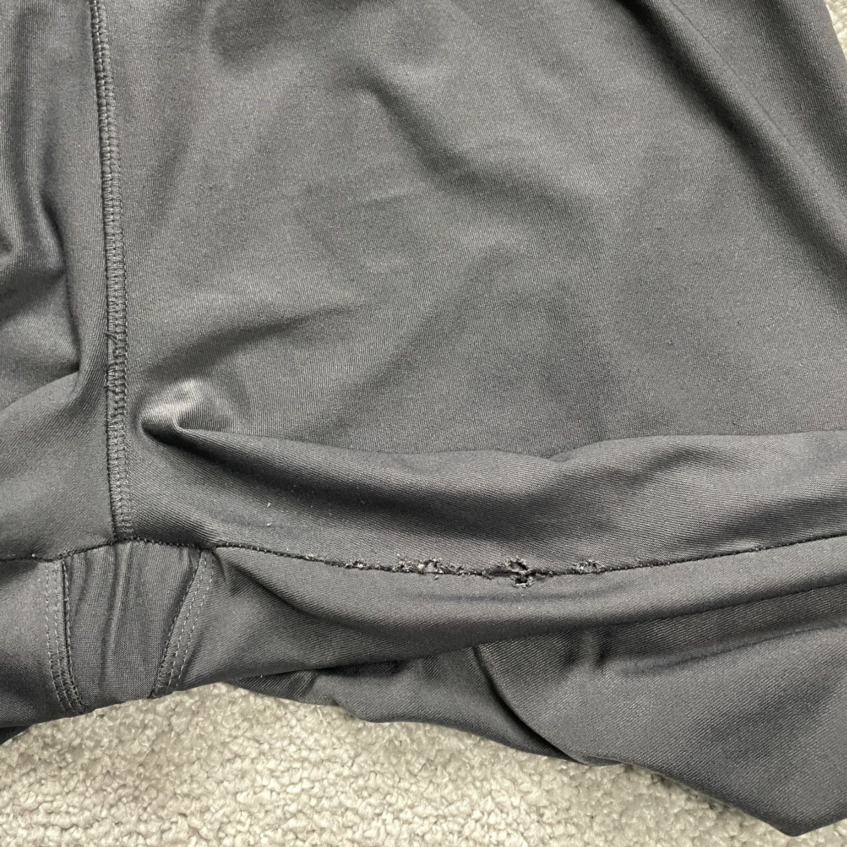 Avia VINTAGE Avia Active Pants Compression Womens L Black Orange Cropped Biking Gym 33x17 Size 36" / US 14 / IT 50 - 5 Thumbnail