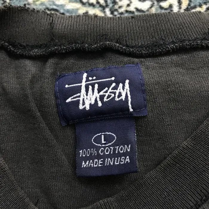 Stussy Vintage 90’ STUSSY SKATEBOARD Faded Trash Tee Shirt Size US L / EU 52-54 / 3 - 5 Thumbnail