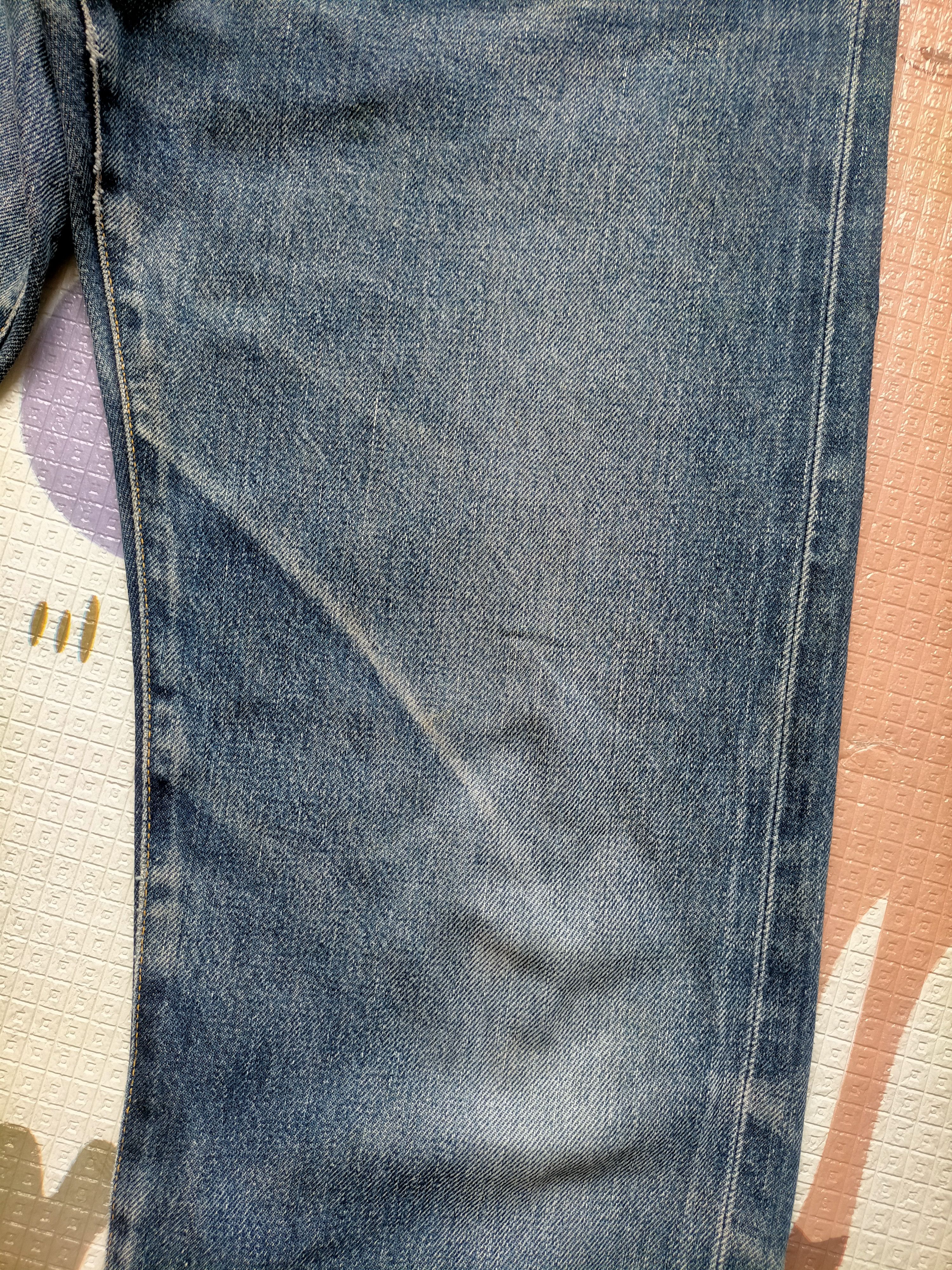 Evisu Vintage Evis Cowboy Japan Selvedge Buckleback Jeans Size US 31 - 11 Thumbnail