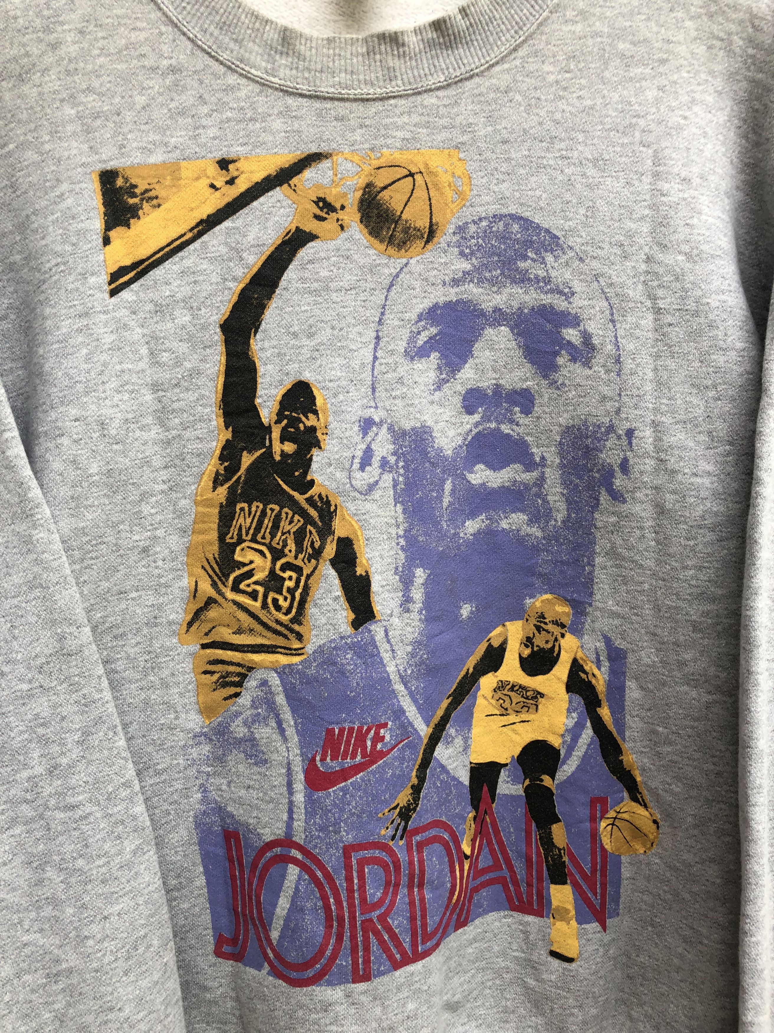 Jordan Brand 90s Nike Jordan Sweatshirt Size US L / EU 52-54 / 3 - 2 Thumbnail