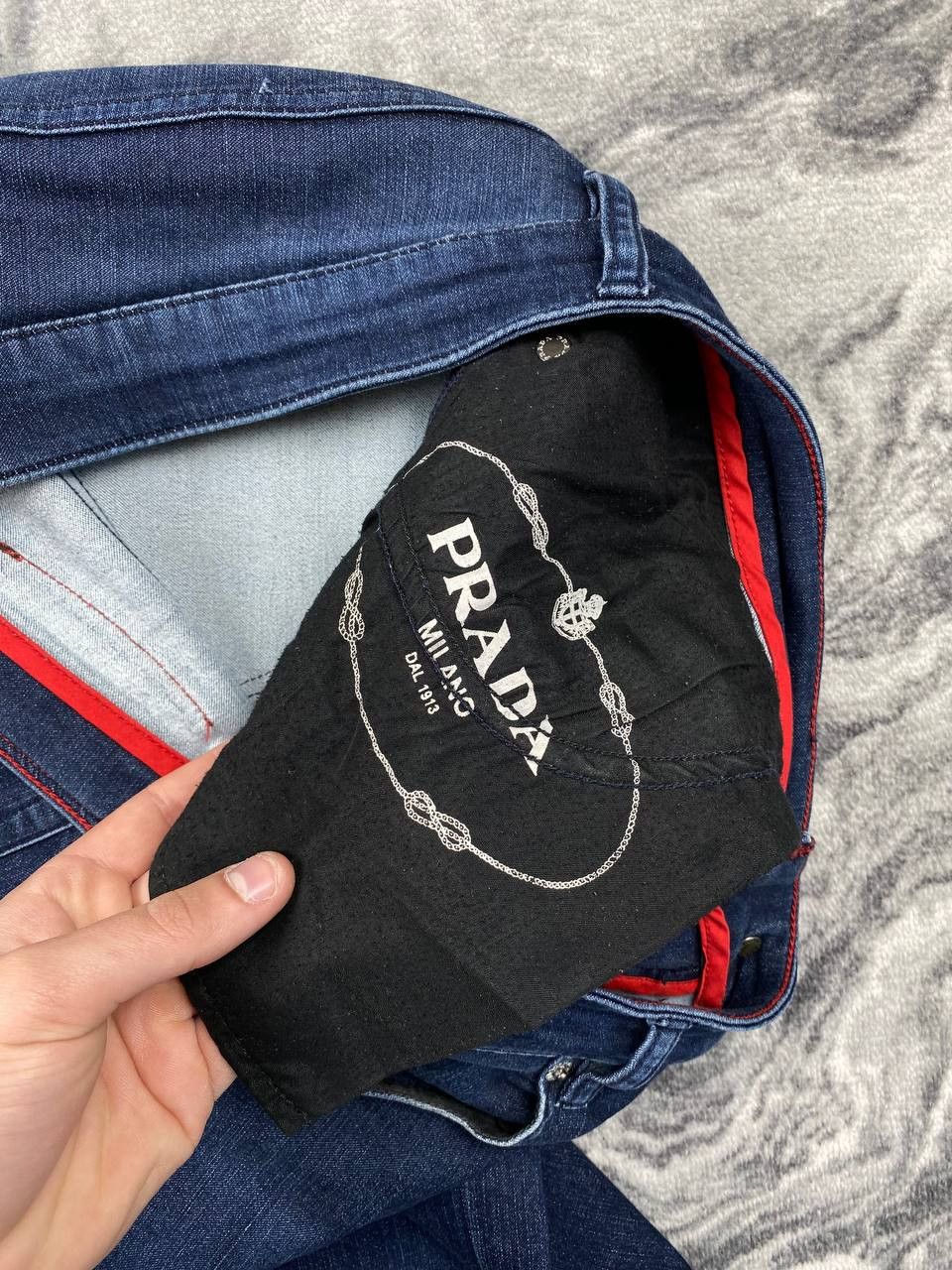 Prada Prada Denim Jeans Skinny Fit Men Size 33 Blue Size US 33 - 14 Thumbnail