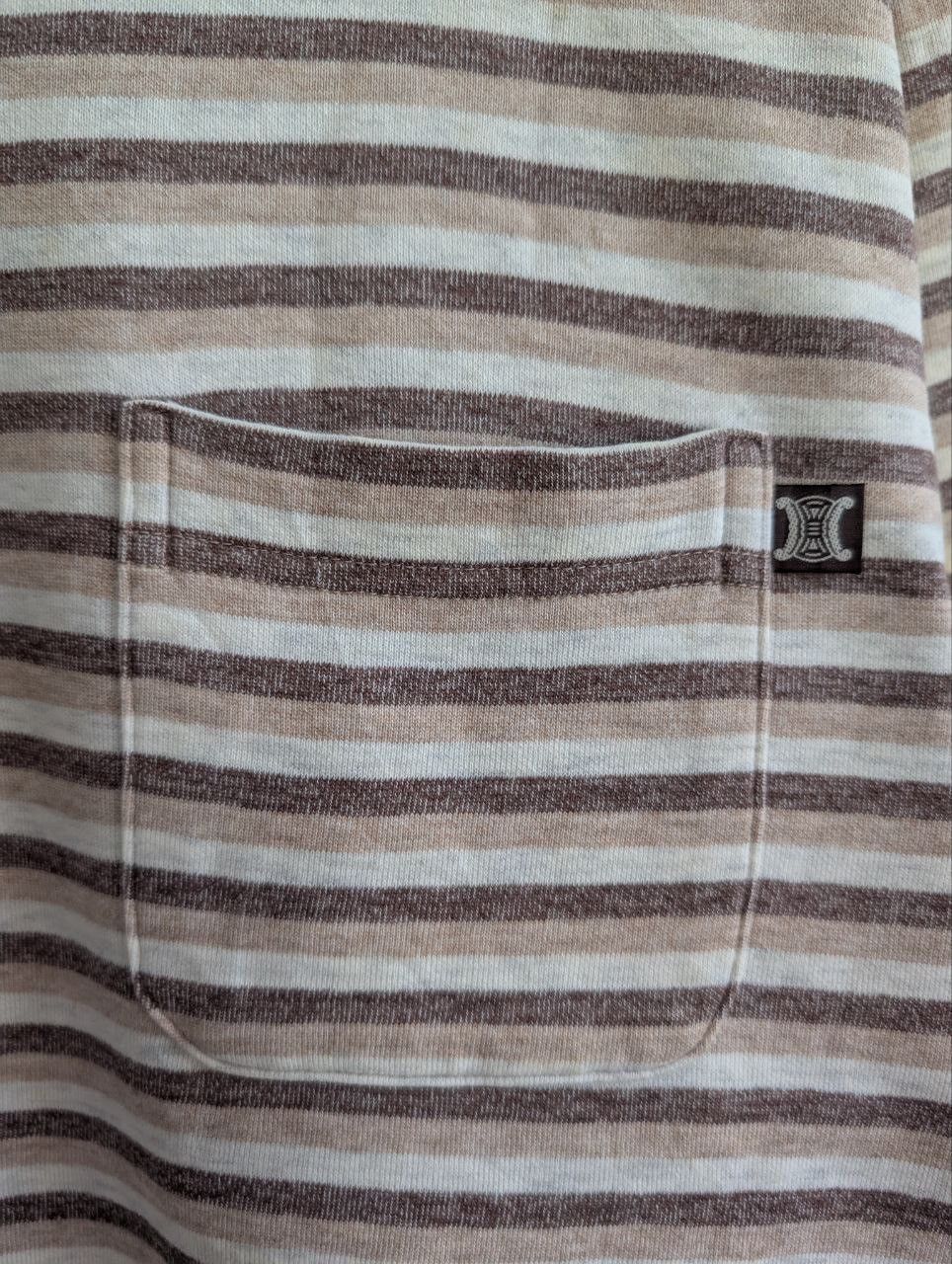 Celine vintage CELINE stripe stripes long sleeve pocket Size US L / EU 52-54 / 3 - 3 Thumbnail