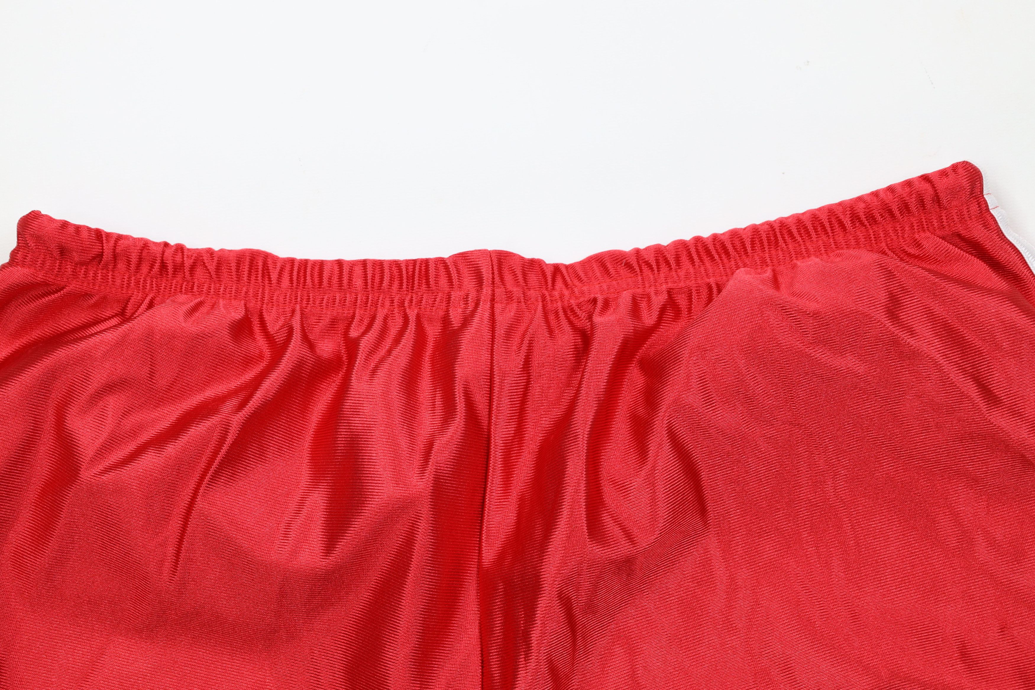 Vintage Vintage 90s Streetwear Striped Basketball Shorts Red Size 32" / US 10 / IT 46 - 8 Thumbnail