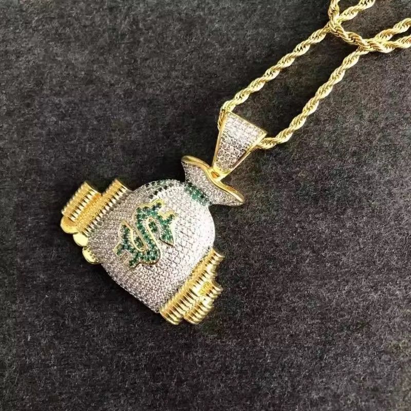 Japanese Brand Money Bag Streetwear Necklace Chain Size ONE SIZE - 3 Thumbnail