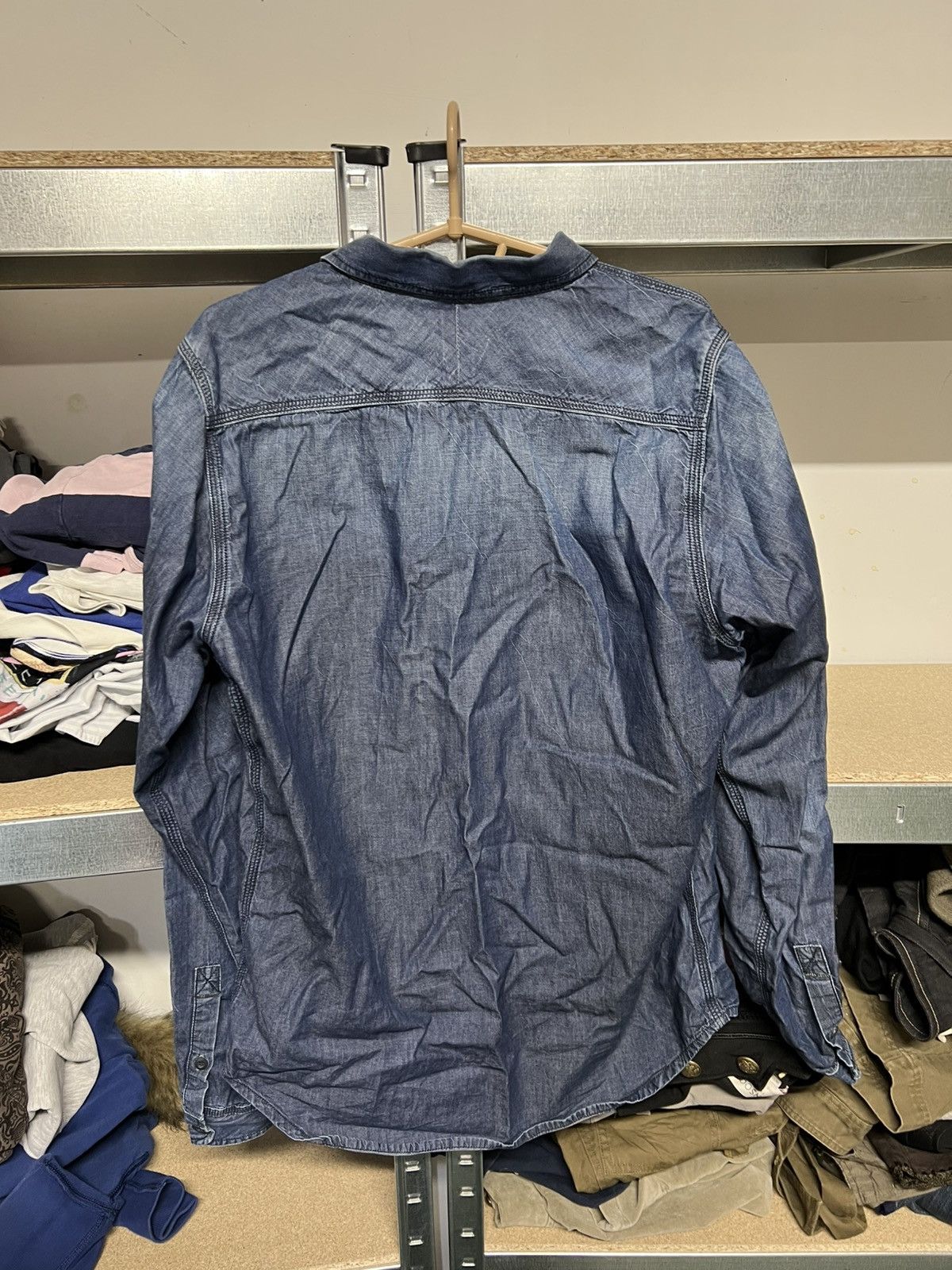 Diesel Vintage Diesel Denim Shirt Avant-Garde Western RRL Style Size US L / EU 52-54 / 3 - 7 Thumbnail