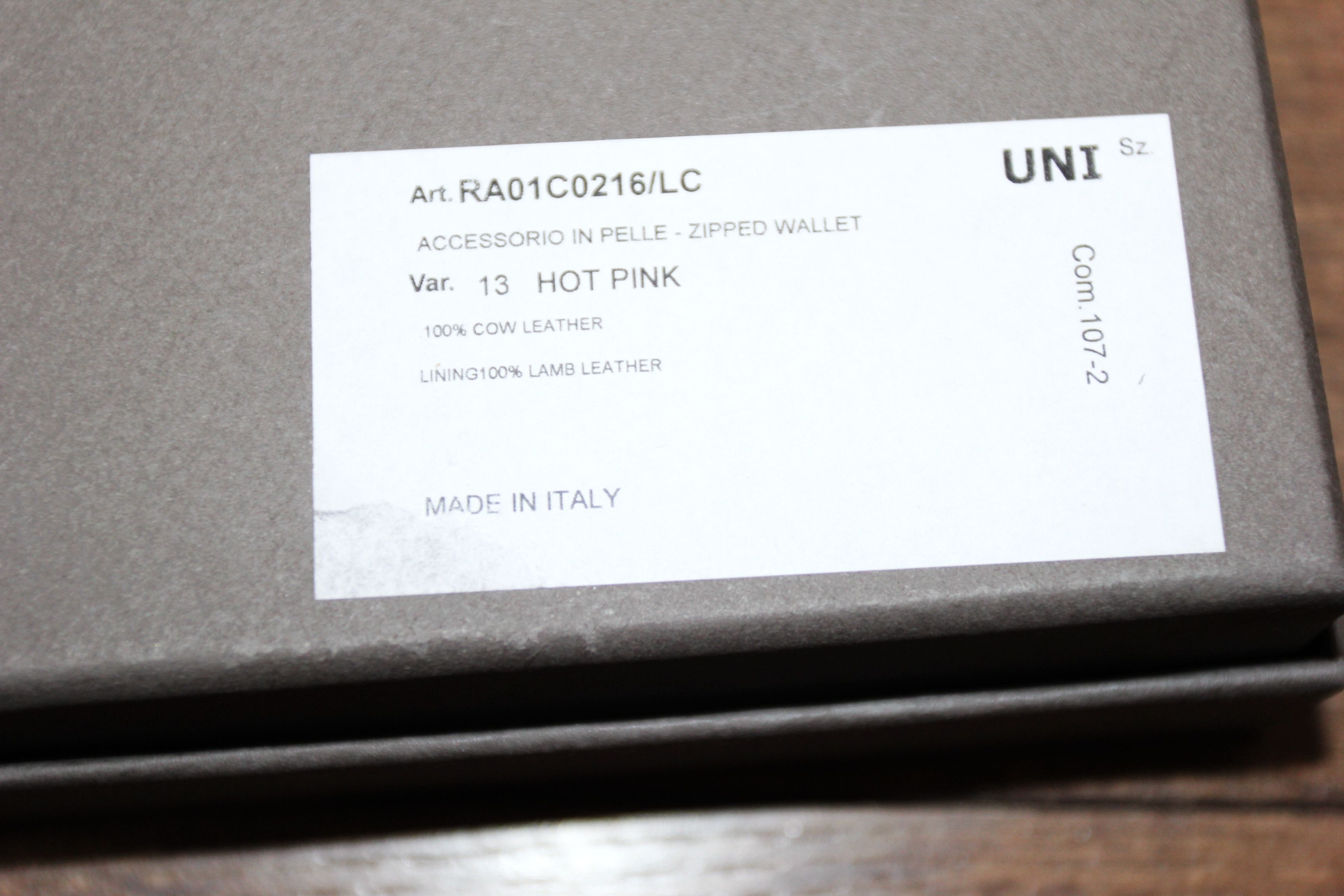 Rick Owens BNWT SS23 RICK OWENS "EDFU" ZIPPED WALLET PINK Size ONE SIZE - 4 Thumbnail