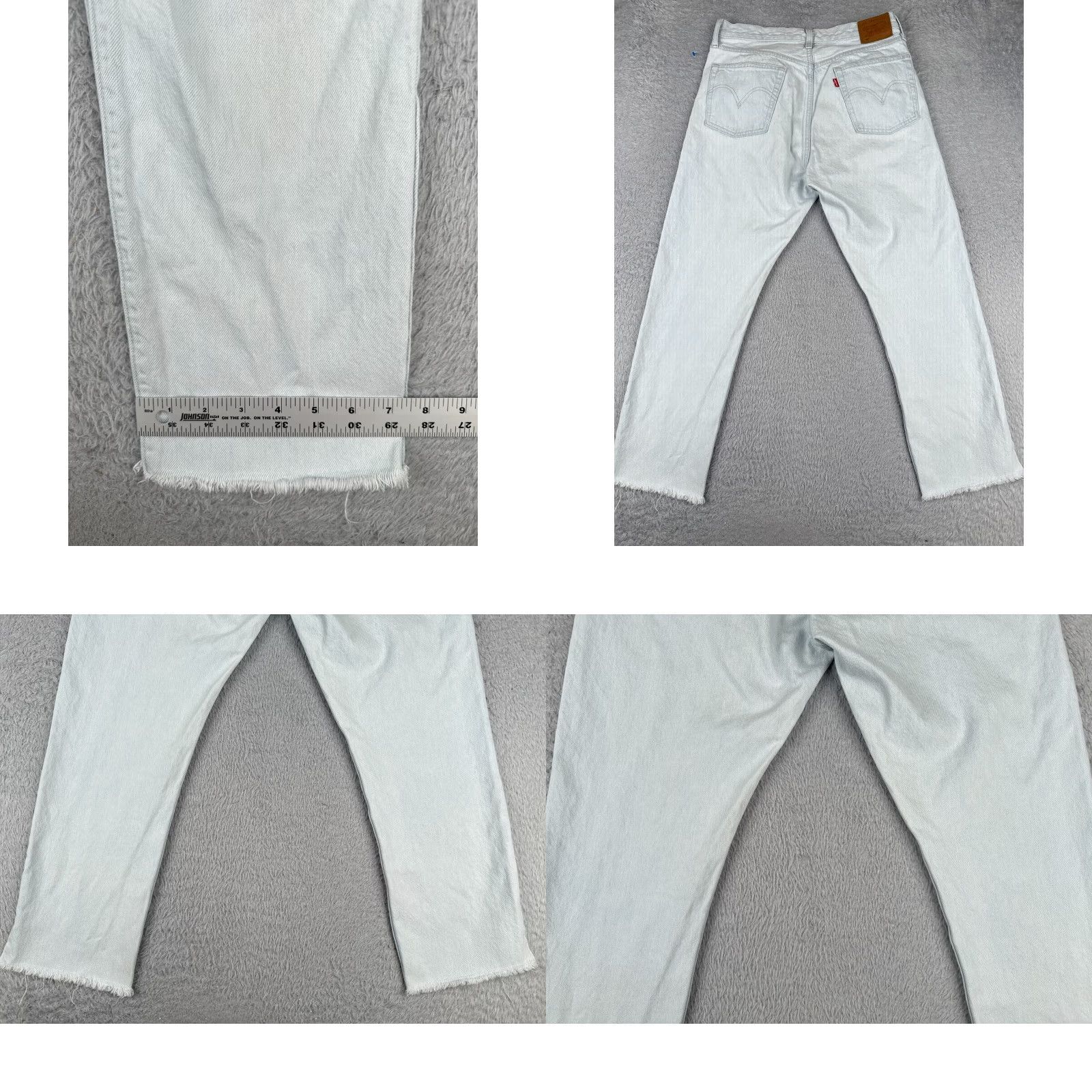 Levi's VINTAGE Levi's 501 Jeans Jeans Pants 30x26 Levi's 501 Cotton Denim Blue Button Fly Regular 5-Pocket Men Classic Distressed 501 Series Size US 30 / EU 46 - 10 Thumbnail
