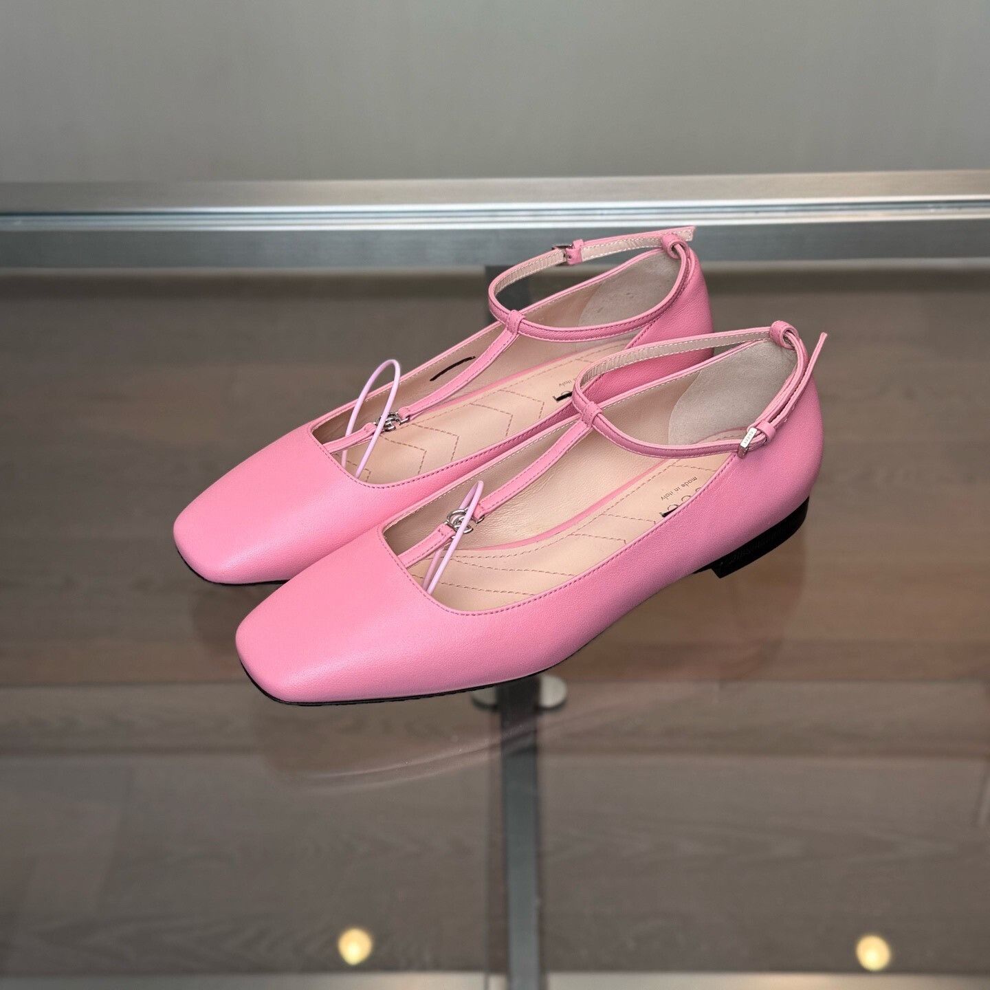Gucci Gucci Pink Ballet Shoes Size US 4 / IT 34 - 1 Thumbnail