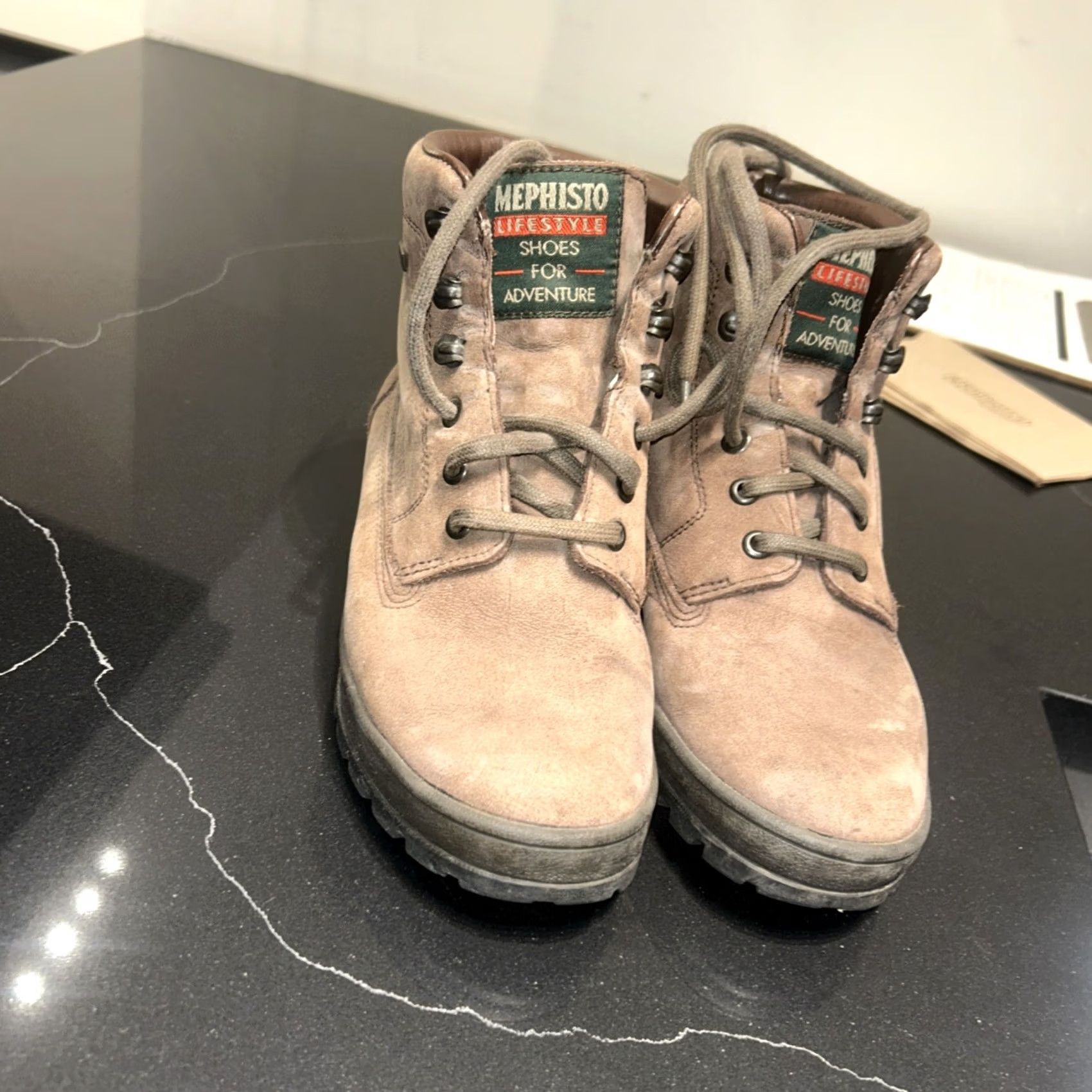 Mephisto Mephisto Gore-Tex Hiking Boots Brown Nubuck 6.5 US Womens Boots Waterproof Lace Up Mephisto Slacker Size US 7 / IT 37 - 3 Thumbnail