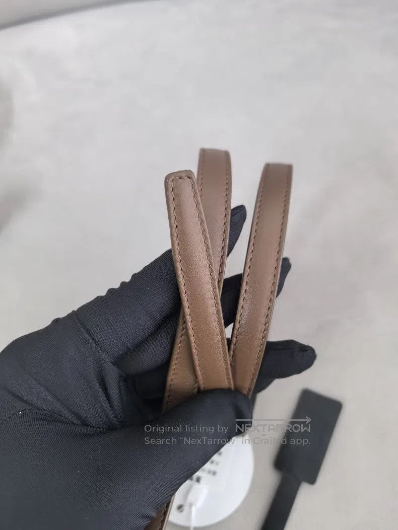 Saint Laurent Paris Saint Laurent Paris Brown Calfskin Ladies Belt i Size ONE SIZE - 4 Thumbnail