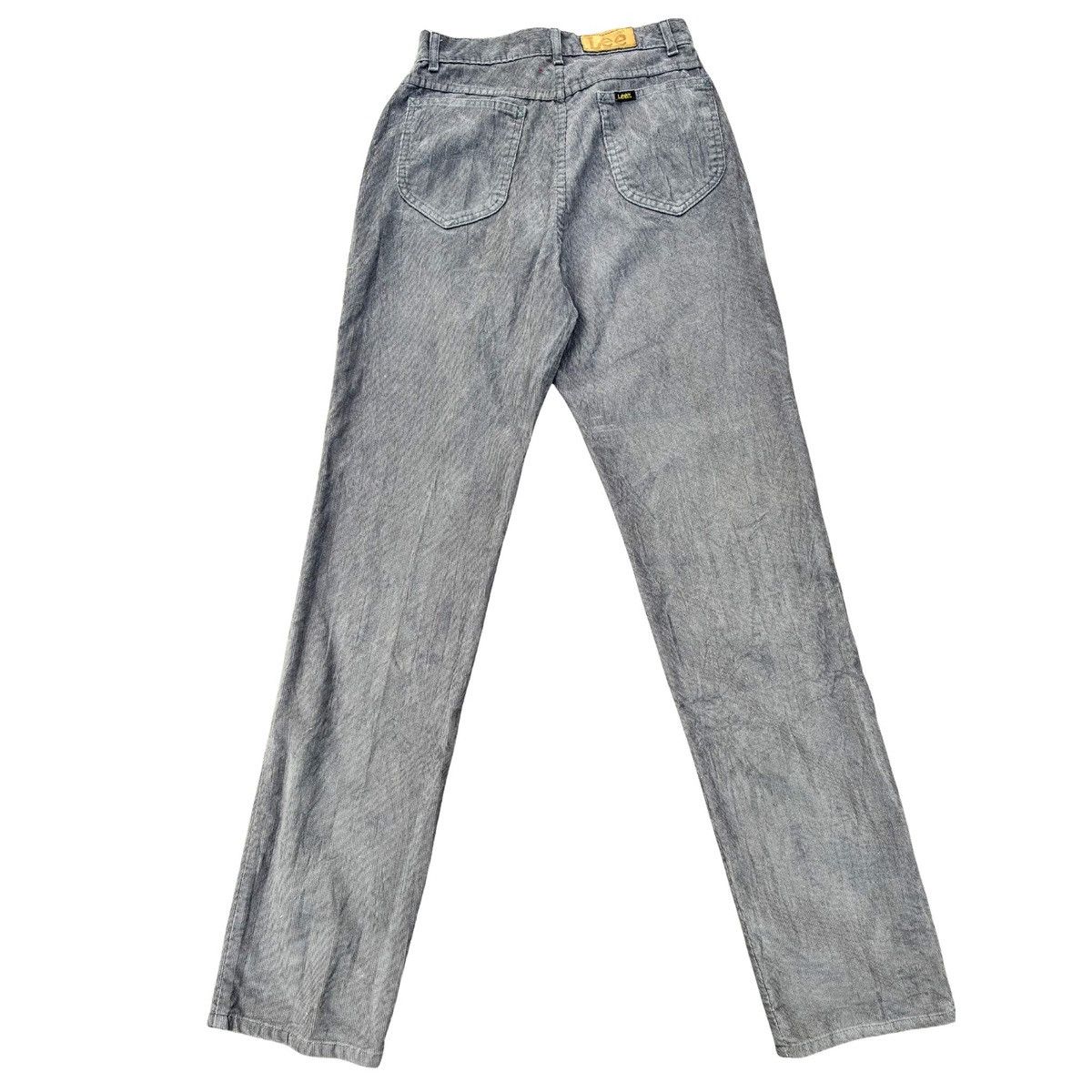 Lee Vintage 80s Lee Riders Gray Corduroy Pants USA Talon Zip Size US 26 / EU 42 - 2 Thumbnail